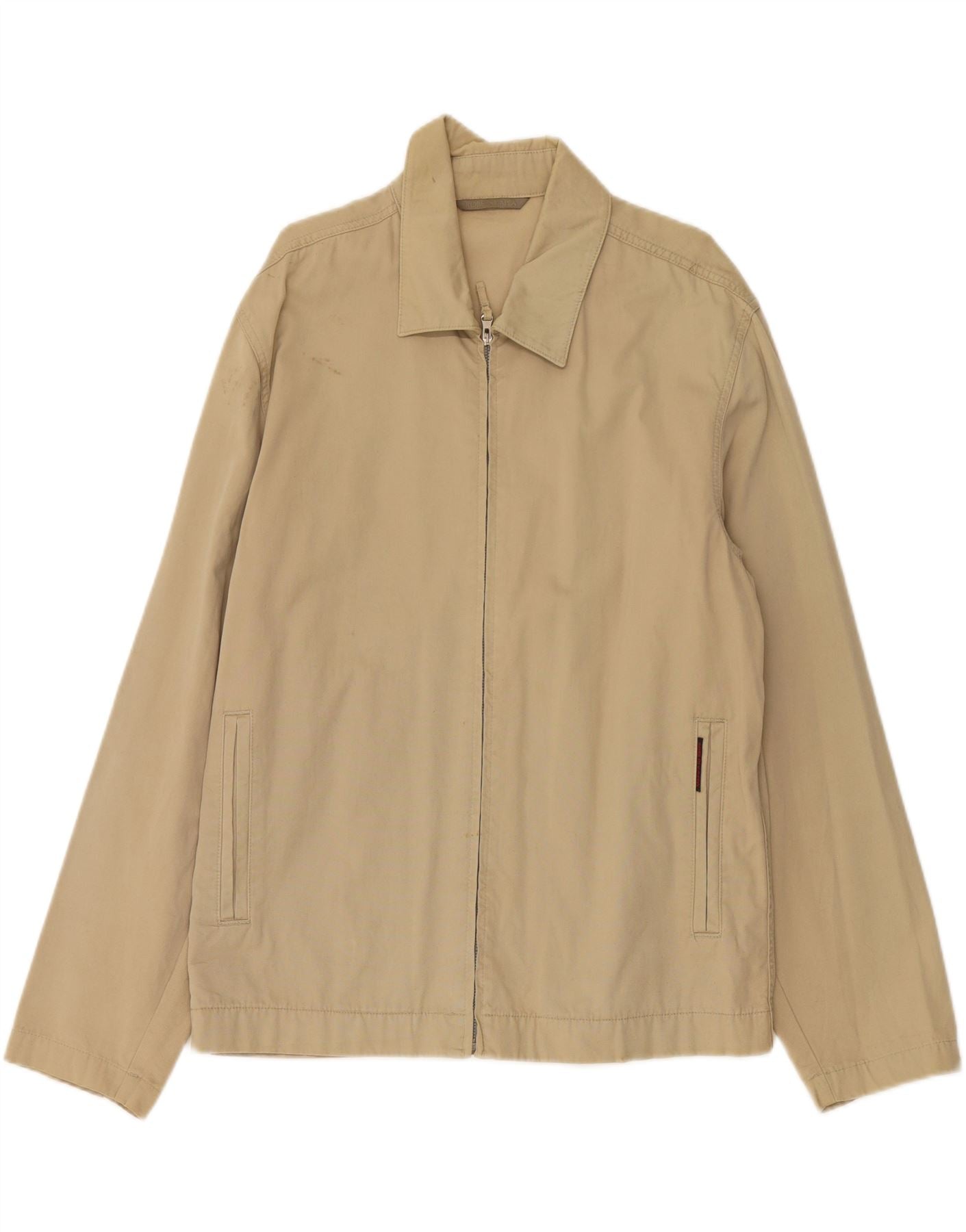 KAPPA Mens Bomber Jacket UK 42 XL Beige Cotton Vintage Kappa and Second-Hand Kappa from Messina Hembry