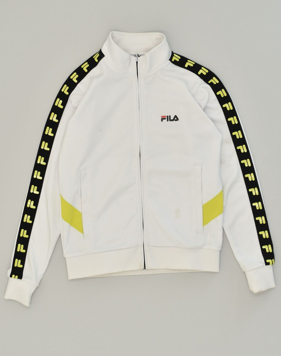 Fila shop tracksuit yellow