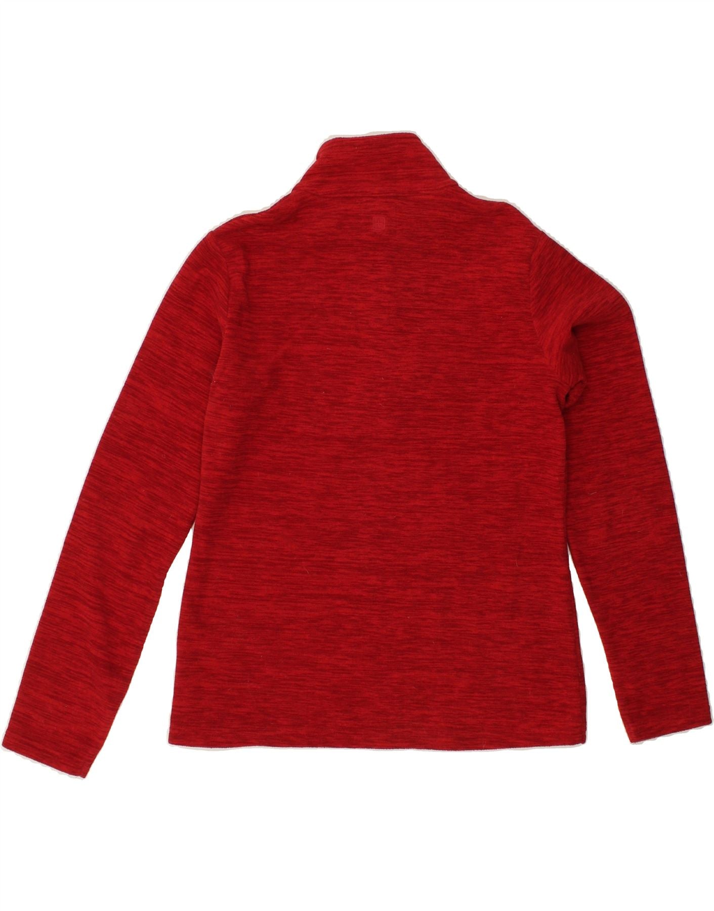 MOUNTAIN WAREHOUSE Womens Zip Neck Fleece Jumper UK 12 Medium Red Vintage Mountain Warehouse and Second-Hand Mountain Warehouse from Messina Hembry