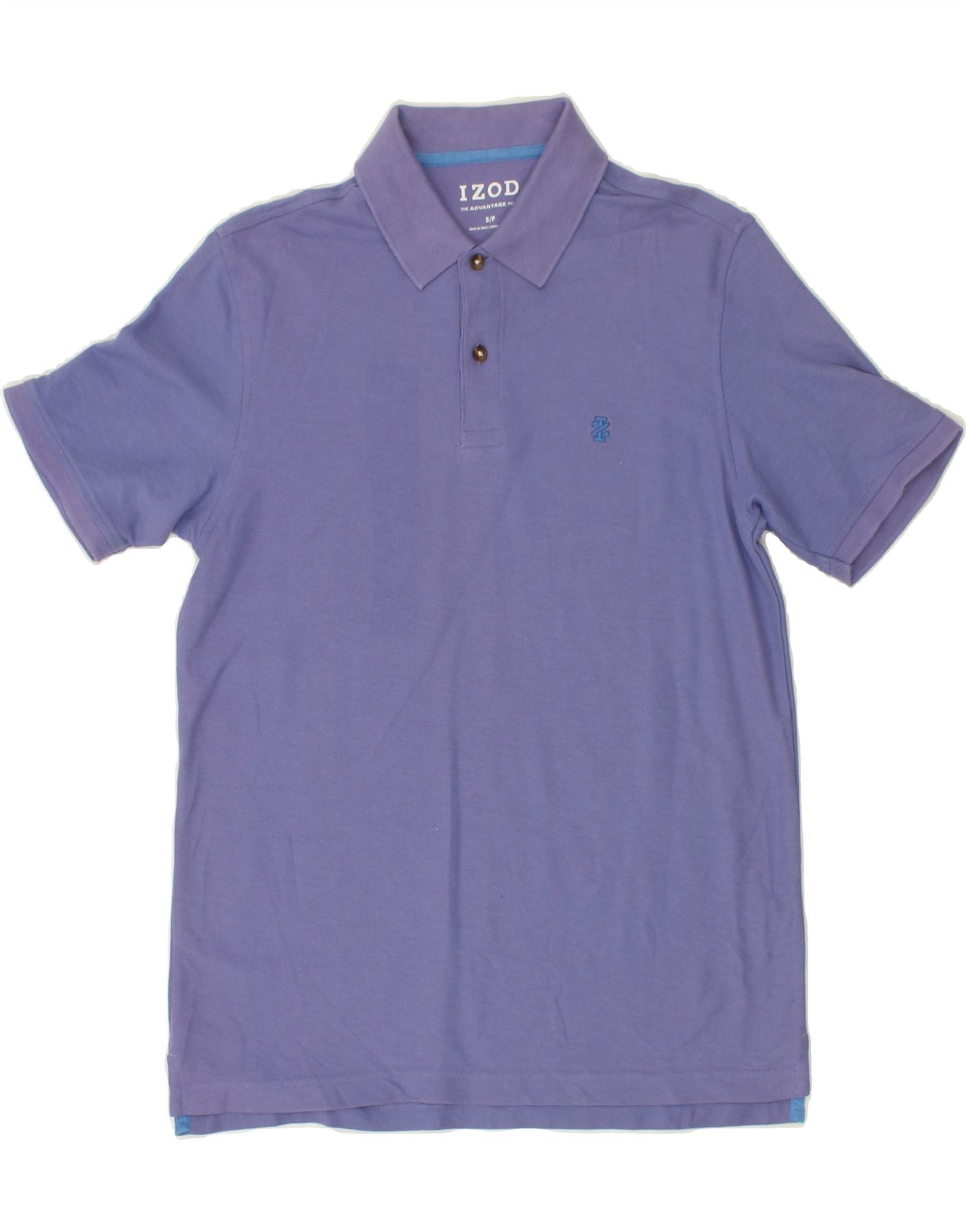 IZOD Mens Polo Shirt Small Purple Cotton Vintage Izod and Second-Hand Izod from Messina Hembry