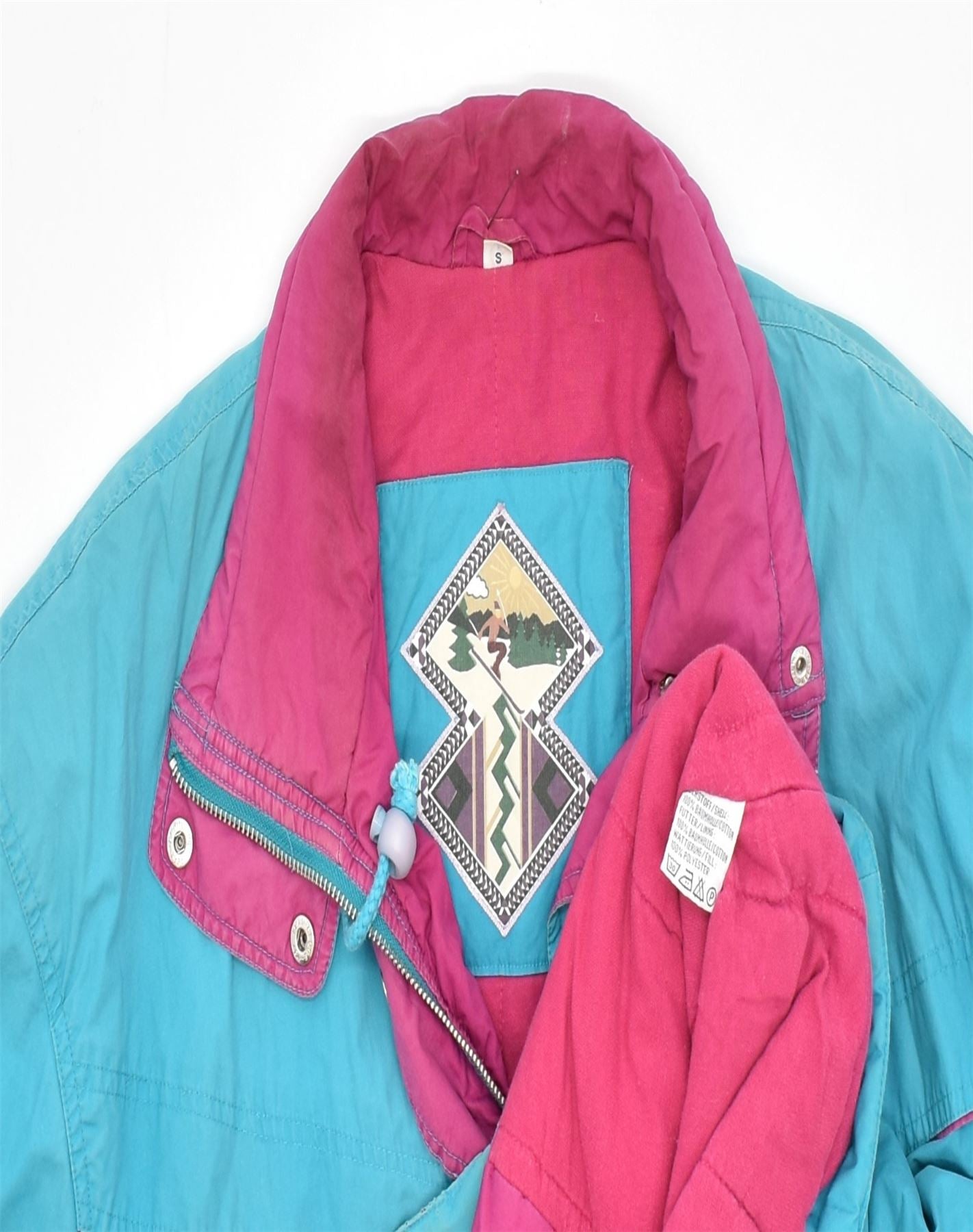 VINTAGE Mens Windbreaker Jacket UK 36 Small Blue Cotton | Vintage | Thrift | Second-Hand | Used Clothing | Messina Hembry