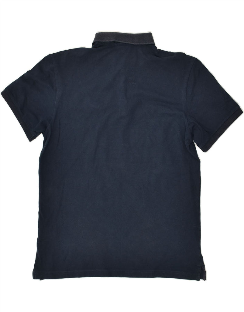 NIKE Mens Polo Shirt 2XL Navy Blue Cotton | Vintage Nike | Thrift | Second-Hand Nike | Used Clothing | Messina Hembry 
