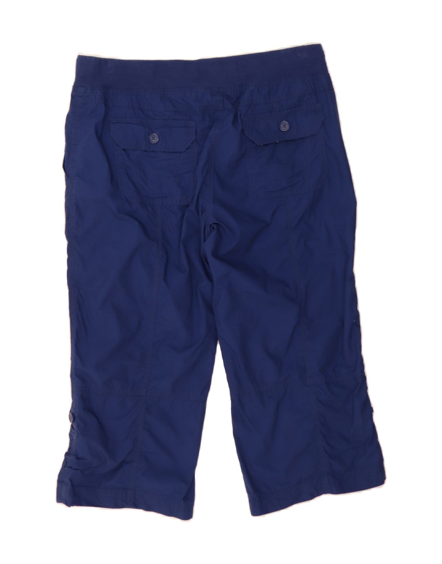 TOMMY HILFIGER Womens Bermuda Shorts Large W34 L20 Navy Blue Cotton Vintage Tommy Hilfiger and Second-Hand Tommy Hilfiger from Messina Hembry