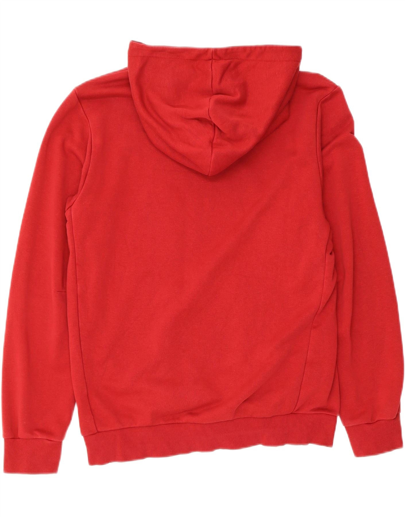 ADIDAS Mens Graphic Hoodie Jumper Medium Red Cotton Vintage Adidas and Second-Hand Adidas from Messina Hembry