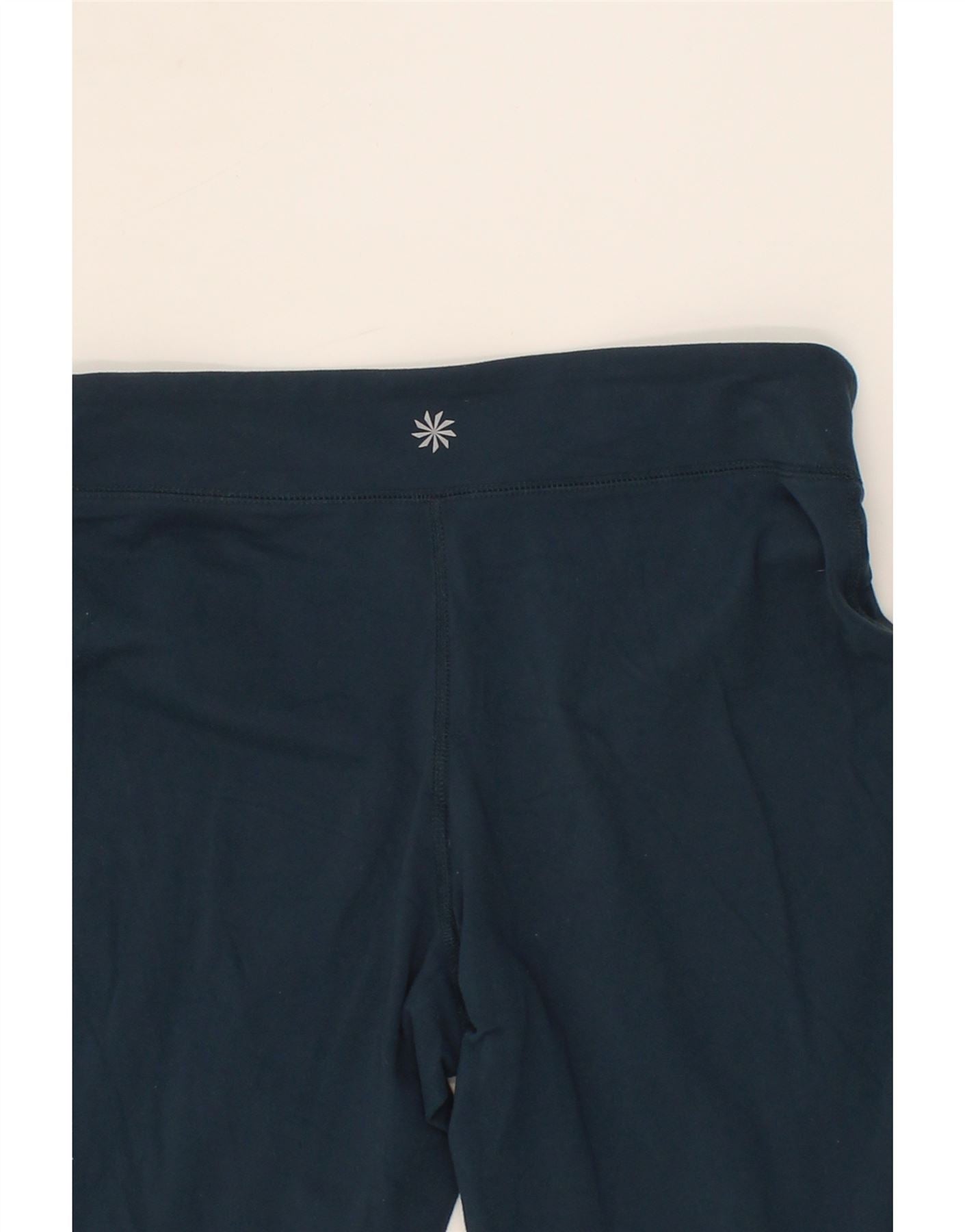 ATHLETA Womens Sport Shorts UK 8 Small Navy Blue Nylon Vintage Athleta and Second-Hand Athleta from Messina Hembry