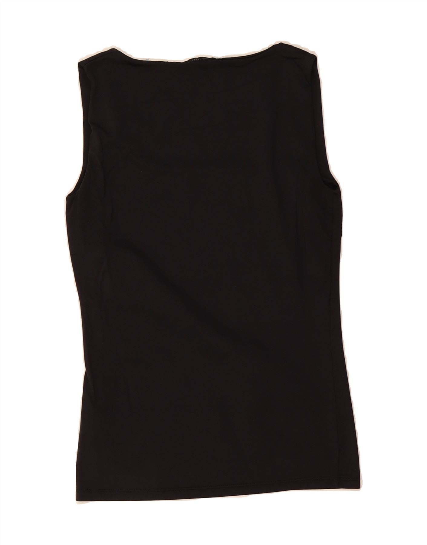 ZARA Womens Vest Top UK 12 Medium Black Polyamide Vintage Zara and Second-Hand Zara from Messina Hembry