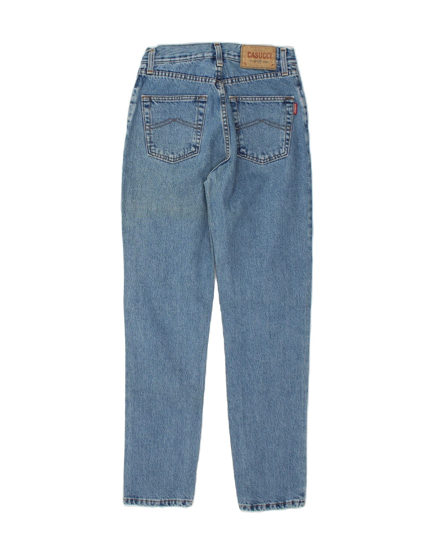 CASUCCI Womens Tapered Jeans  W28 L30 Blue Cotton Vintage Casucci and Second-Hand Casucci from Messina Hembry