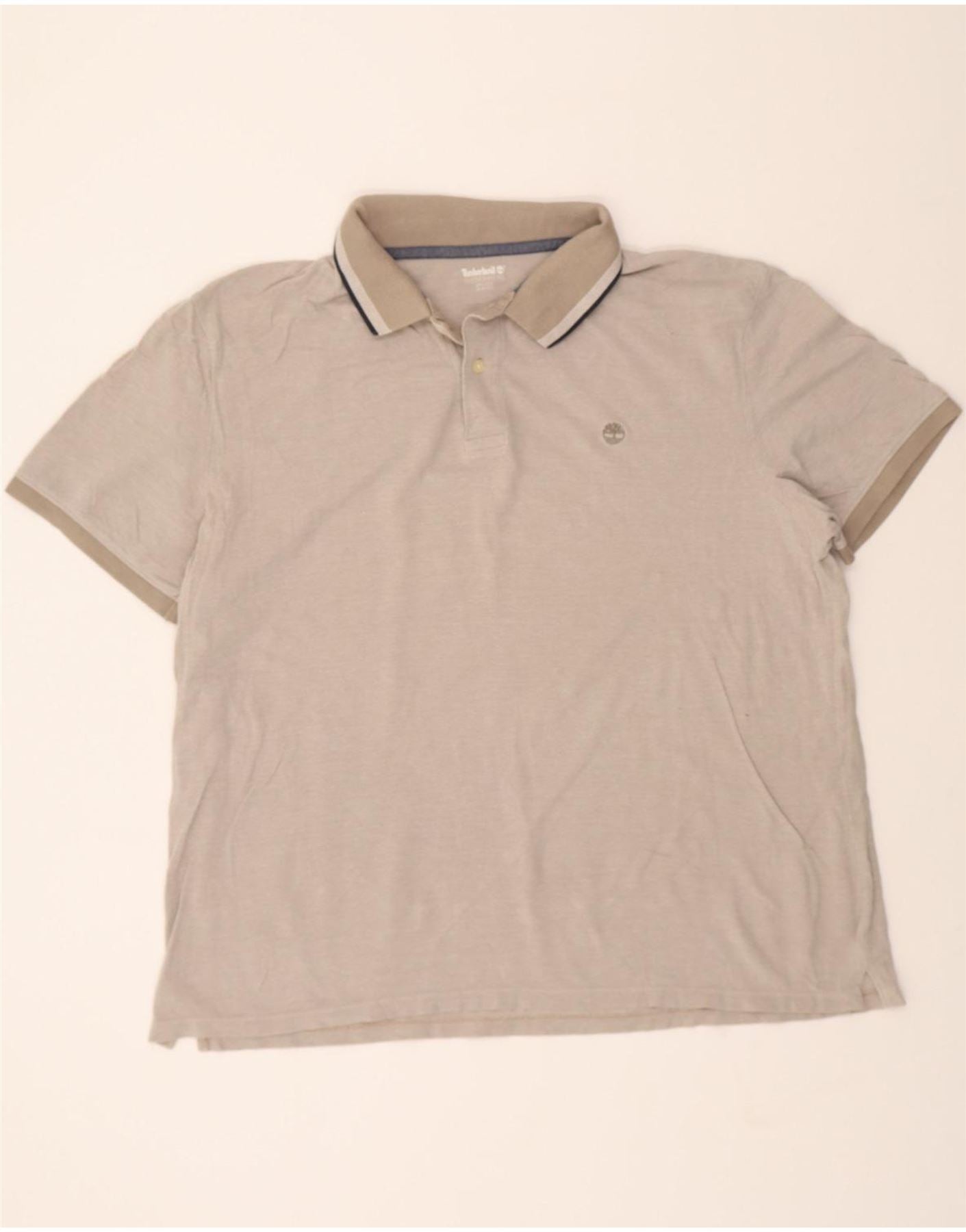 TIMBERLAND Mens Slim Fit T-Shirt 3XL Grey Vintage Timberland and Second-Hand Timberland from Messina Hembry