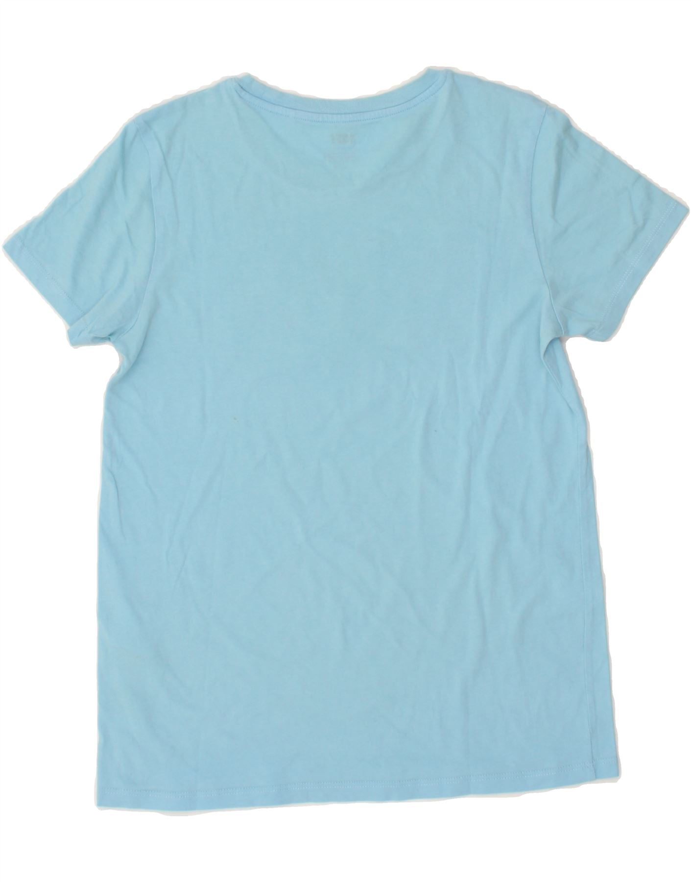 LEVI'S Womens Graphic T-Shirt Top UK 10 Small Blue Cotton Vintage Levi's and Second-Hand Levi's from Messina Hembry