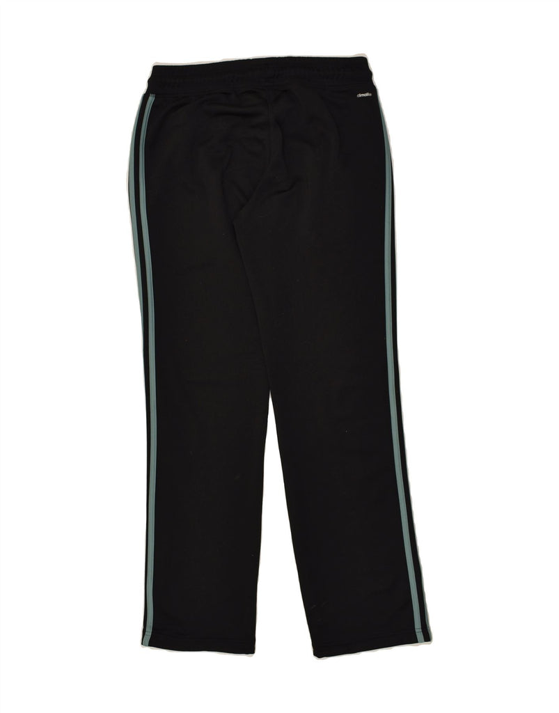 ADIDAS Womens Tracksuit Trousers UK 12/14 Medium Black Polyester | Vintage Adidas | Thrift | Second-Hand Adidas | Used Clothing | Messina Hembry 