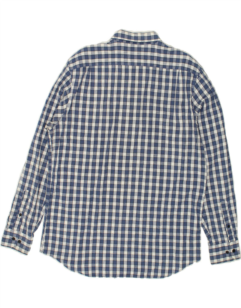 NAUTICA Mens Shirt XL Blue Check Cotton | Vintage Nautica | Thrift | Second-Hand Nautica | Used Clothing | Messina Hembry 
