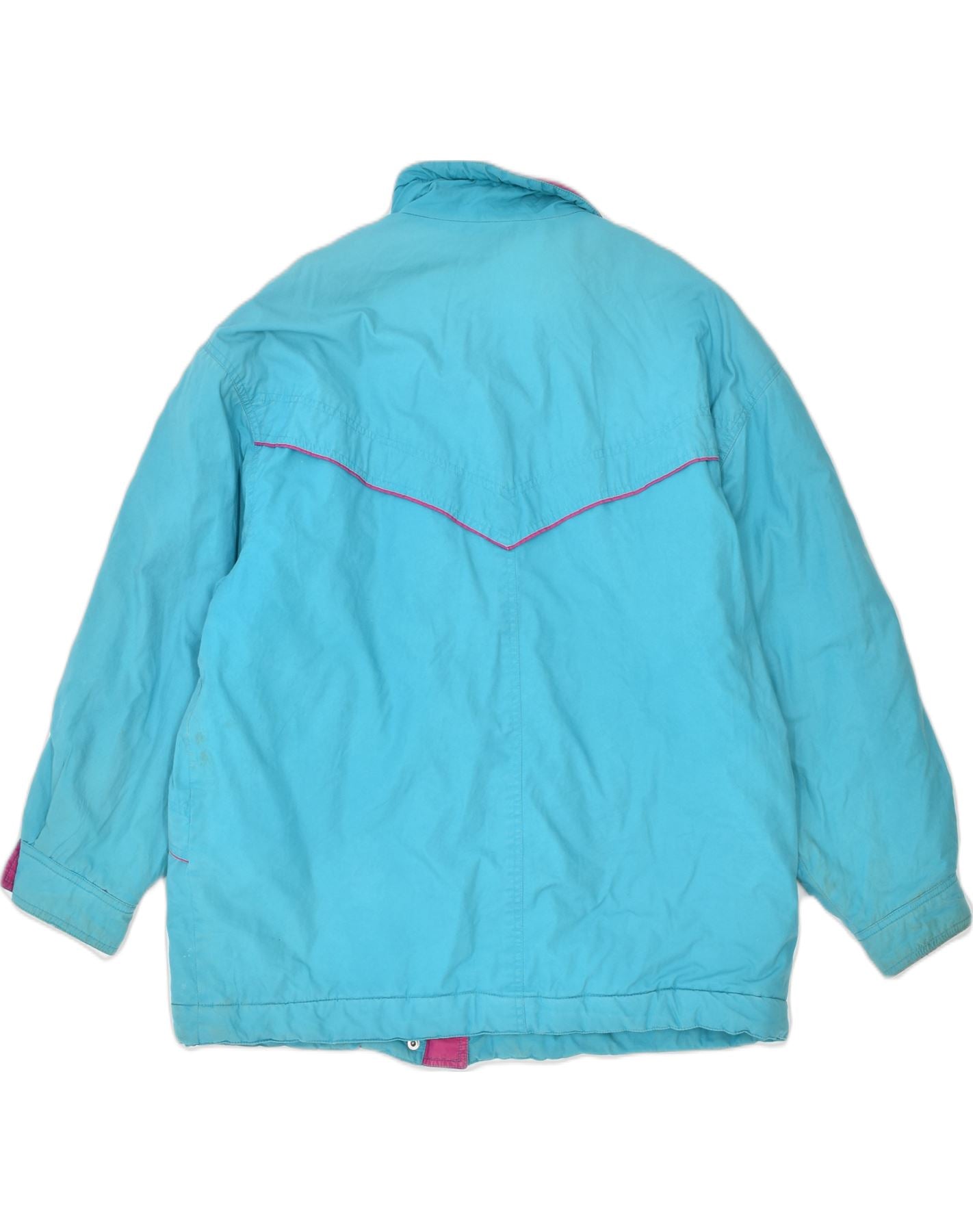 VINTAGE Mens Windbreaker Jacket UK 36 Small Blue Cotton | Vintage | Thrift | Second-Hand | Used Clothing | Messina Hembry
