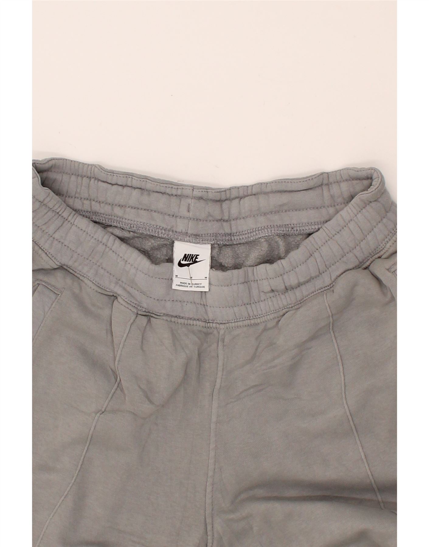 NIKE Womens Tracksuit Trousers Joggers UK 12 Medium Grey Cotton Vintage Nike and Second-Hand Nike from Messina Hembry