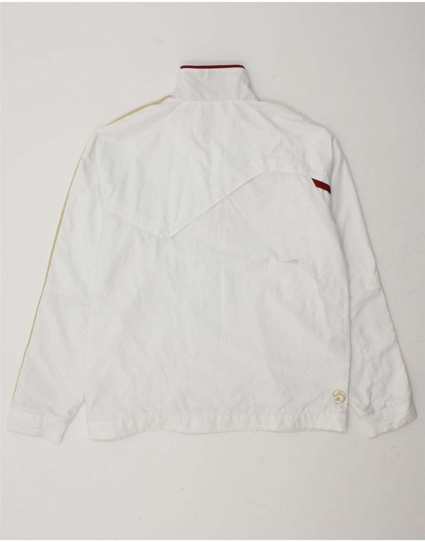 ADIDAS Mens Clima 365 Rain Jacket UK 38 Medium White Polyester Vintage Adidas and Second-Hand Adidas from Messina Hembry