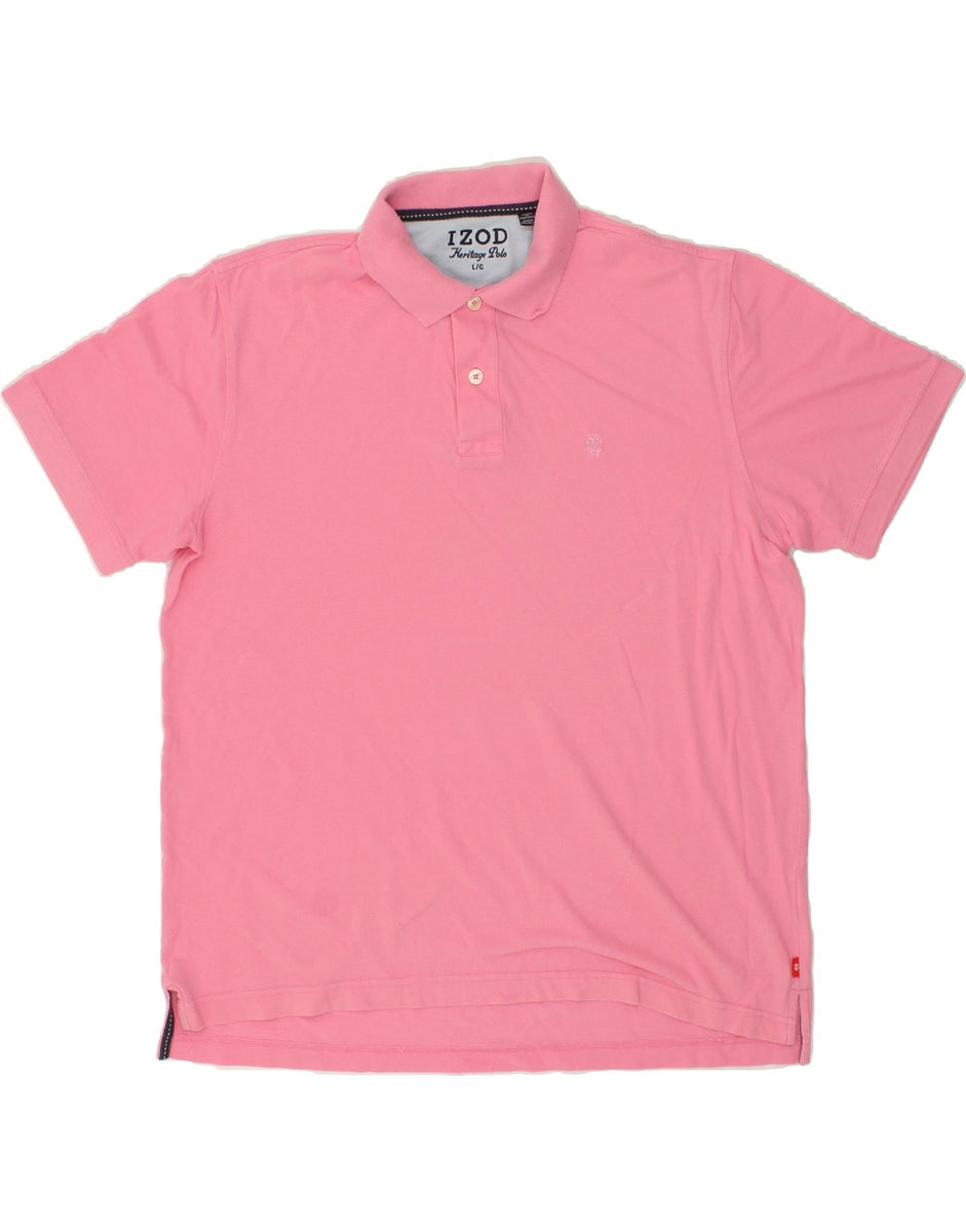 Izod pink polo shirt best sale