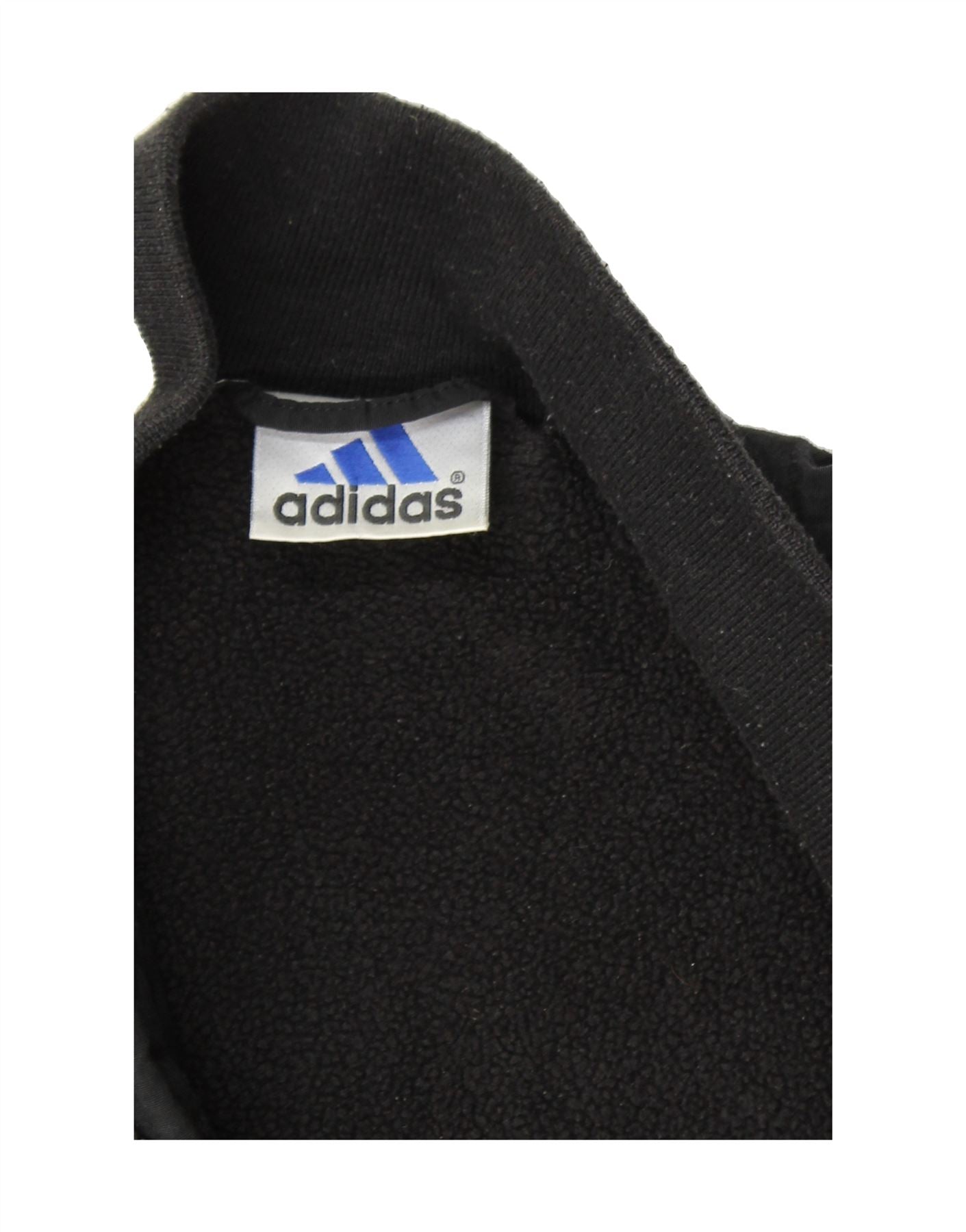 ADIDAS Mens Pullover Windbreaker Jacket UK 42 XL Black Vintage Adidas and Second-Hand Adidas from Messina Hembry