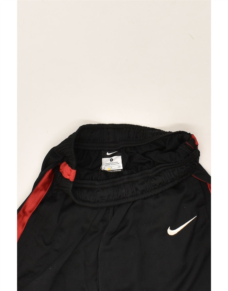 NIKE Boys Tracksuit Trousers 6 7 Years Small Black Polyester Vintage Second Hand Clothing Online Messina Hembry