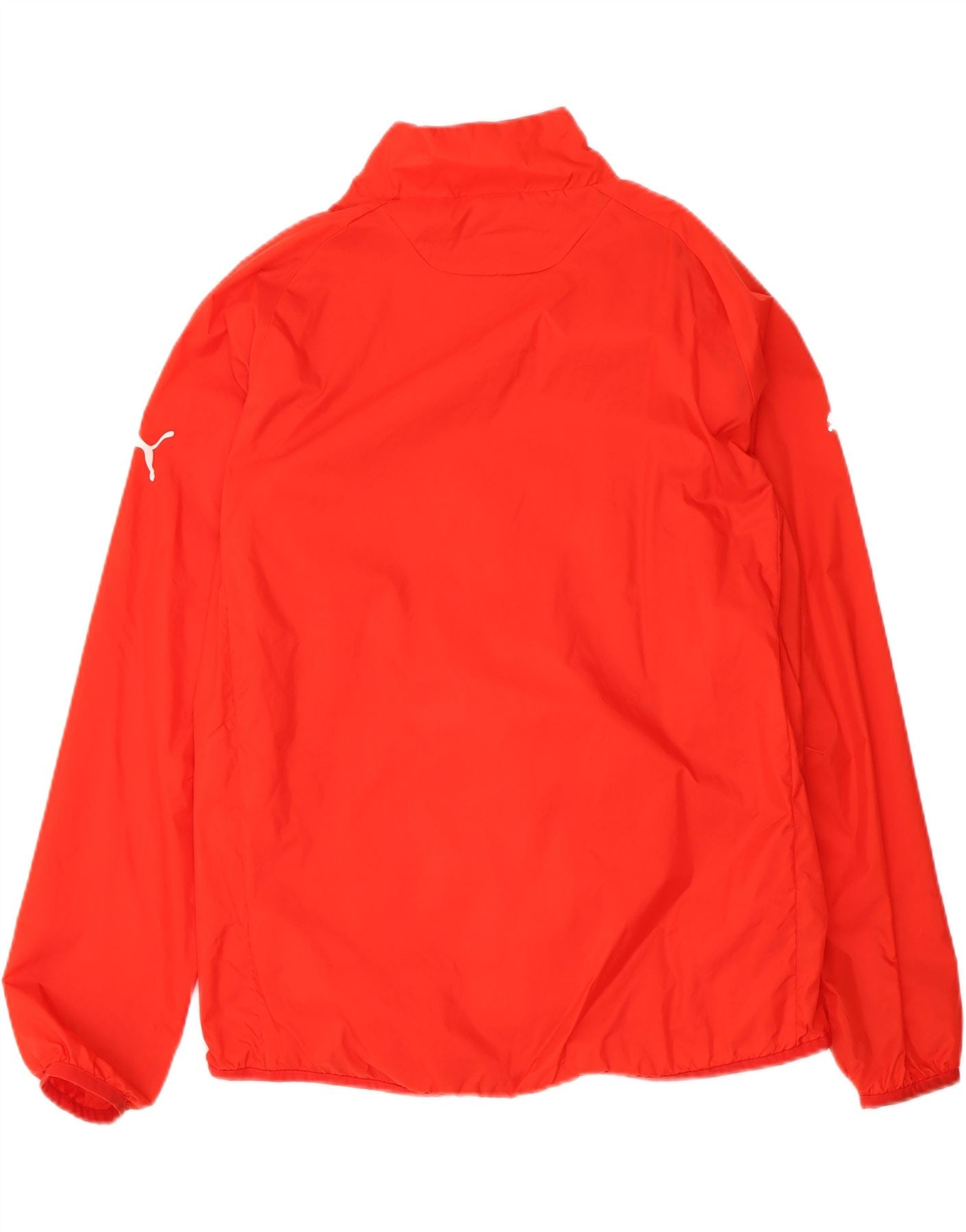 PUMA Mens Pullover Tracksuit Top Jacket Large Red Polyester Vintage Puma and Second-Hand Puma from Messina Hembry