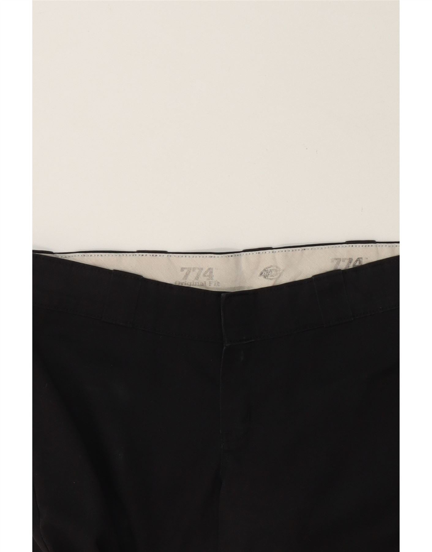 DICKIES Womens 774 Straight Chino Trousers US 6 Medium W32 L30 Black Vintage Dickies and Second-Hand Dickies from Messina Hembry