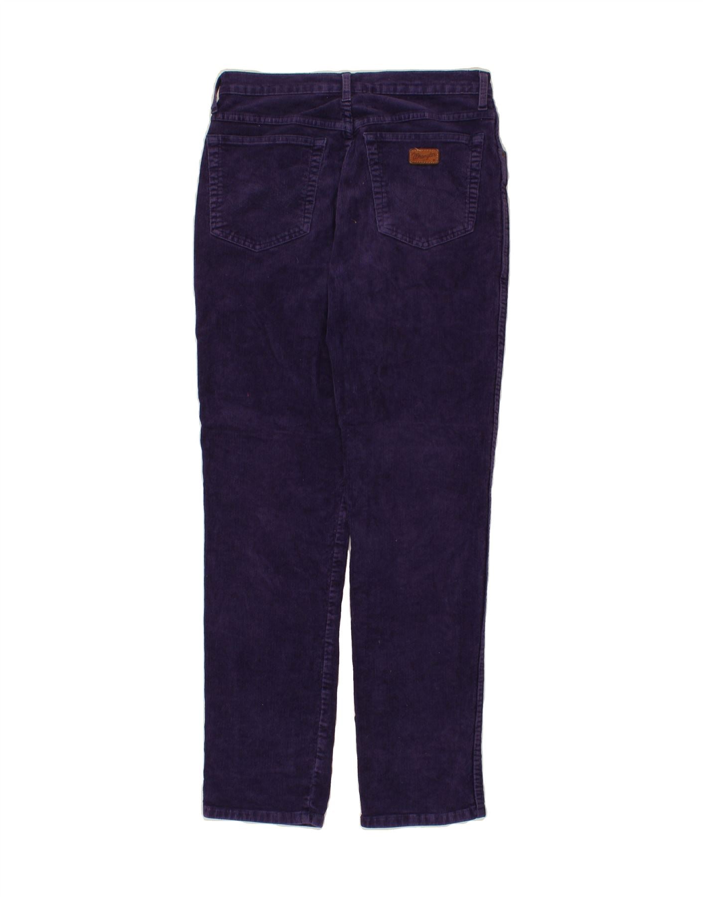 WRANGLER Womens Slim Corduroy Trousers W30 L29 Purple Vintage Wrangler and Second-Hand Wrangler from Messina Hembry