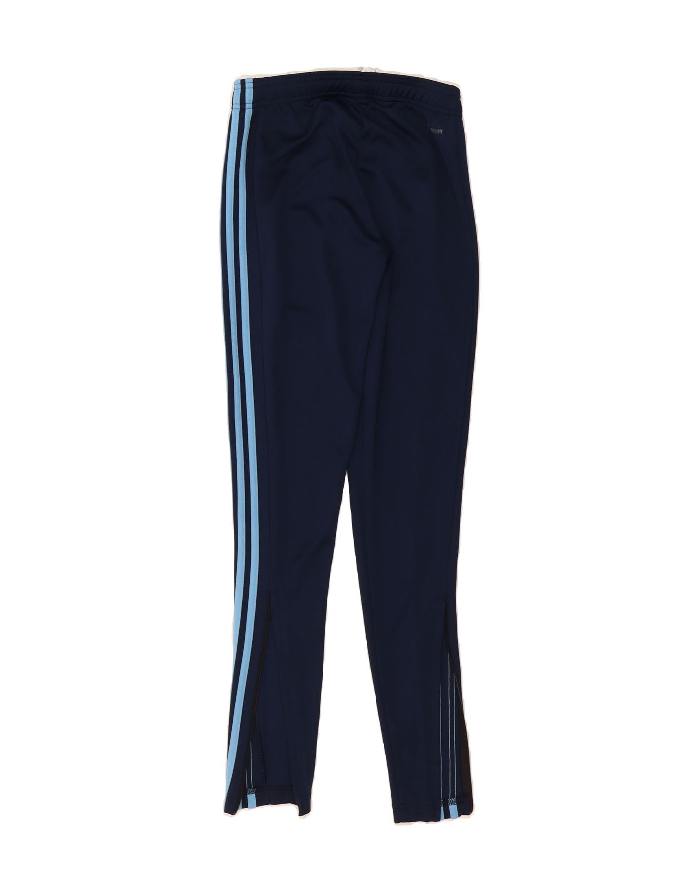 ADIDAS Womens Aeroready Tracksuit Trousers UK 0/2 2XS Navy Blue Polyester Vintage Adidas and Second-Hand Adidas from Messina Hembry