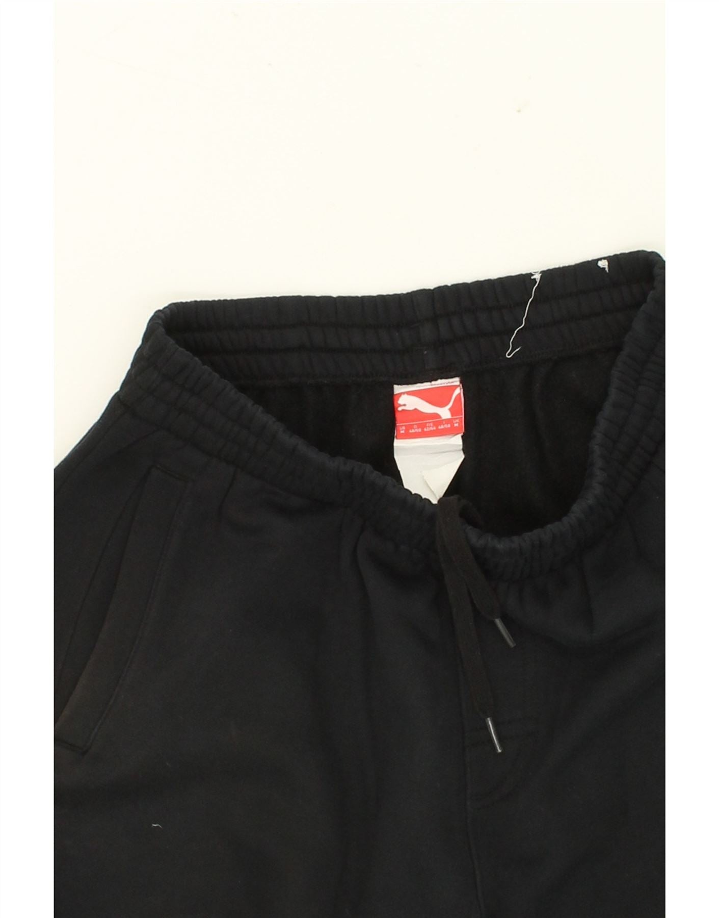 PUMA Womens Tracksuit Trousers UK 12 Medium Black Cotton Vintage Puma and Second-Hand Puma from Messina Hembry