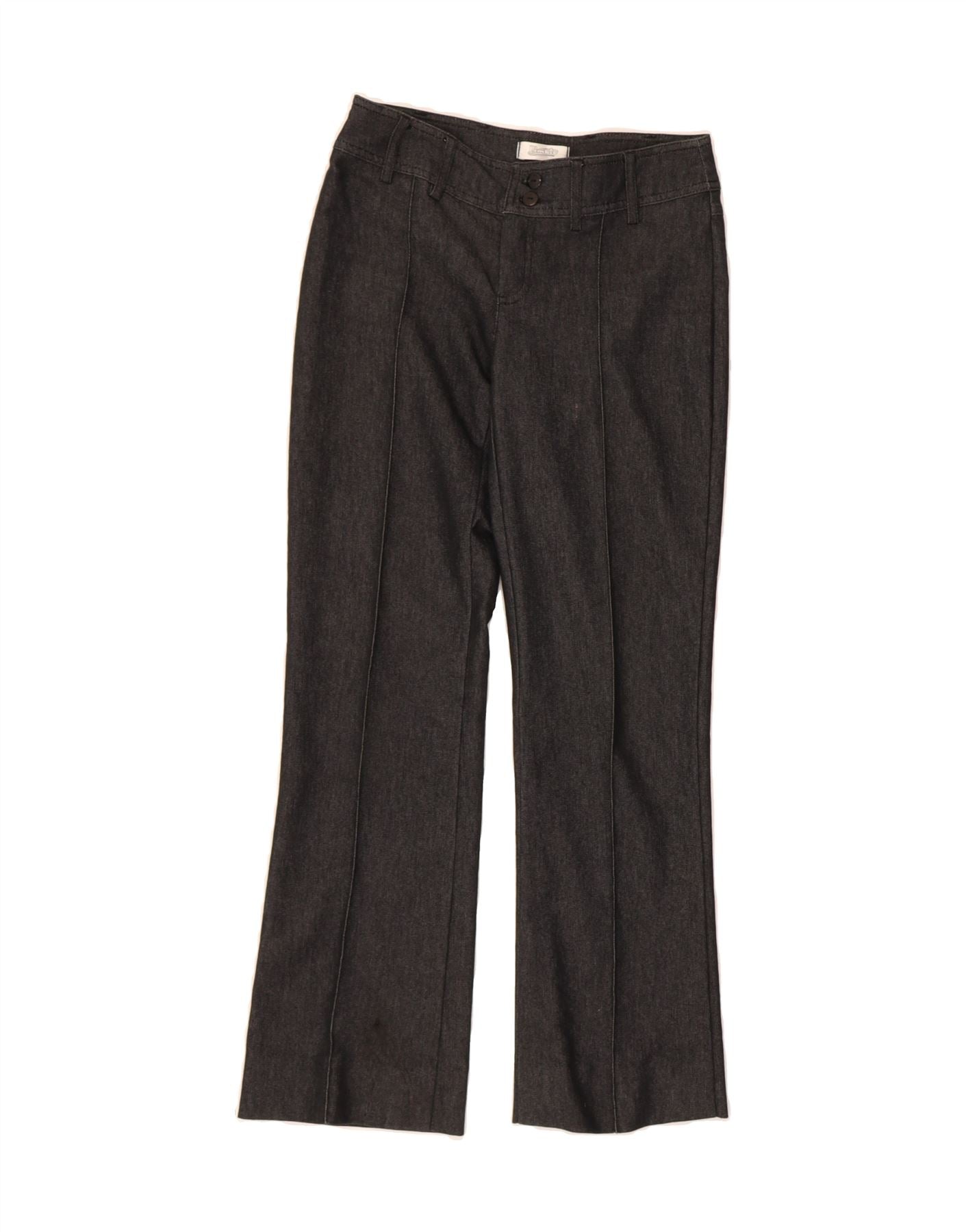 PIMKIE Womens Bootcut Casual Trousers W28 L27 Grey Vintage Pimkie and Second-Hand Pimkie from Messina Hembry
