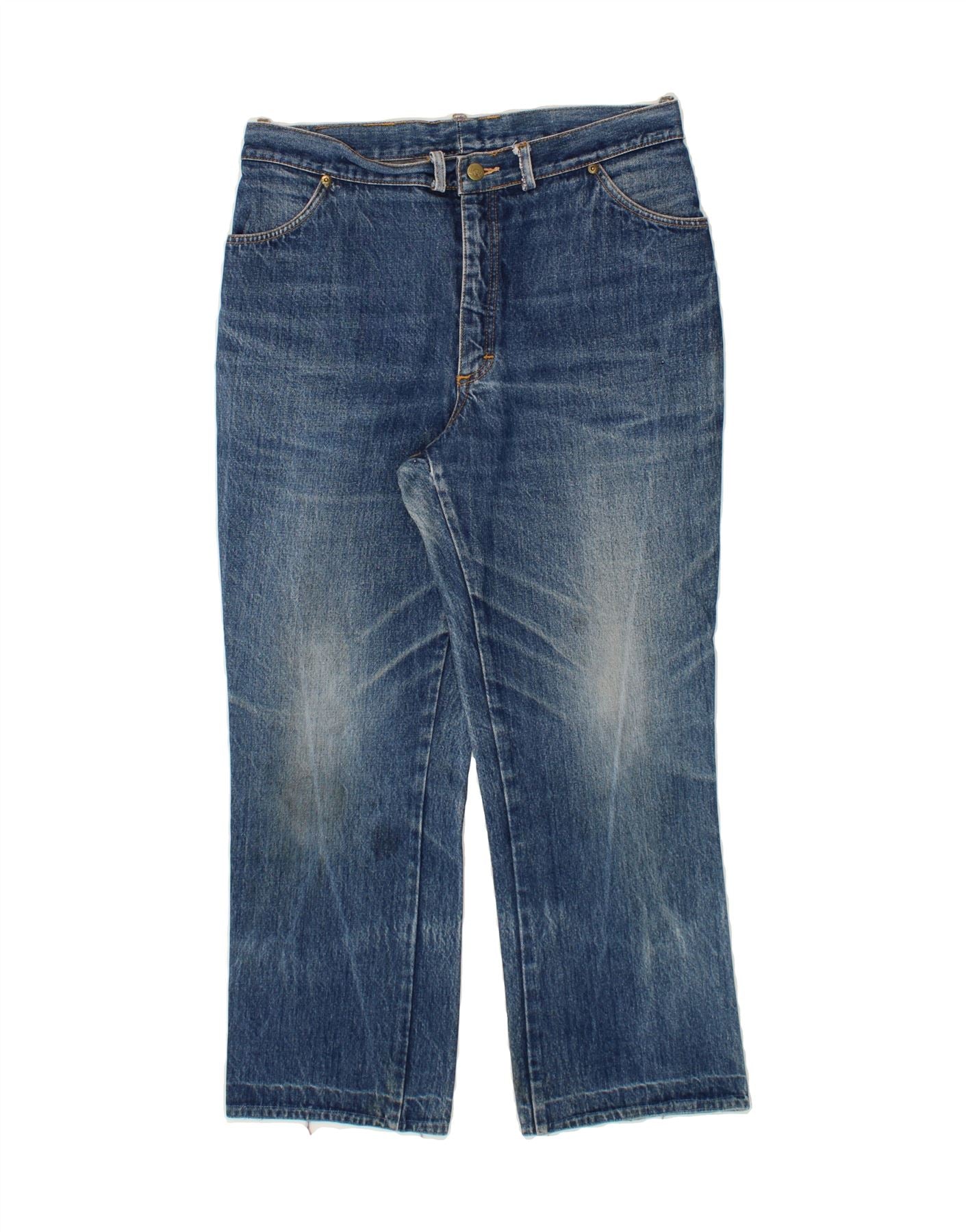 LEE Mens Straight Jeans W34 L28 Blue Cotton Vintage Lee and Second-Hand Lee from Messina Hembry