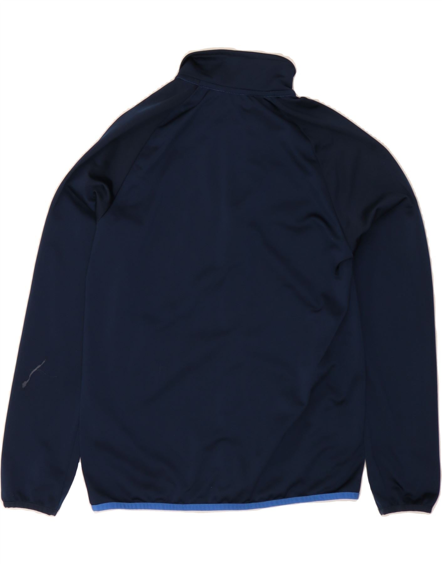 ADIDAS Boys Tracksuit Top Jacket 13-14 Years  Blue Colourblock Polyester Vintage Adidas and Second-Hand Adidas from Messina Hembry