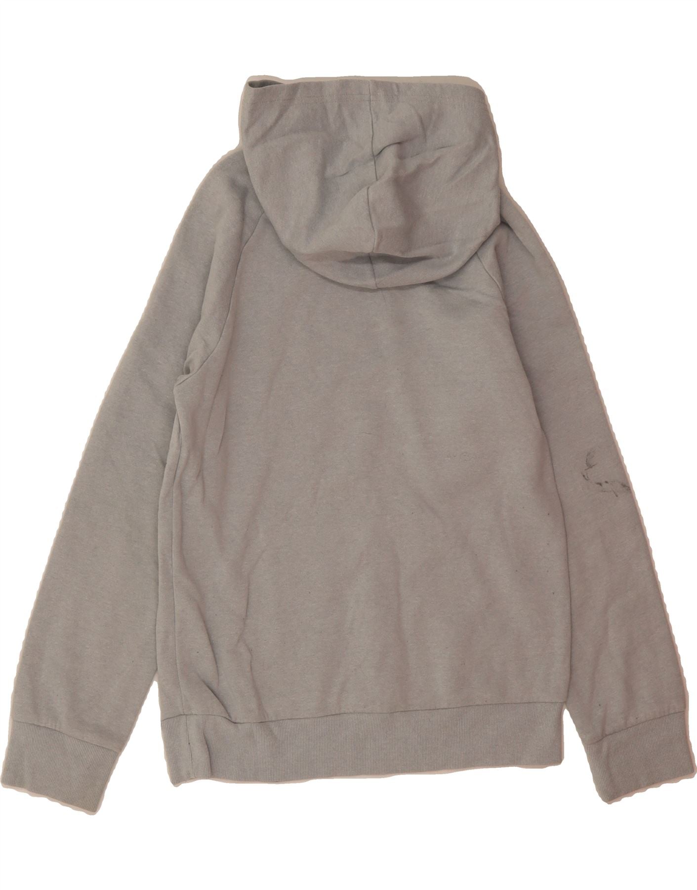 UNDER ARMOUR Boys Hoodie Jumper 9-10 Years Medium Blue Cotton Vintage Under Armour and Second-Hand Under Armour from Messina Hembry
