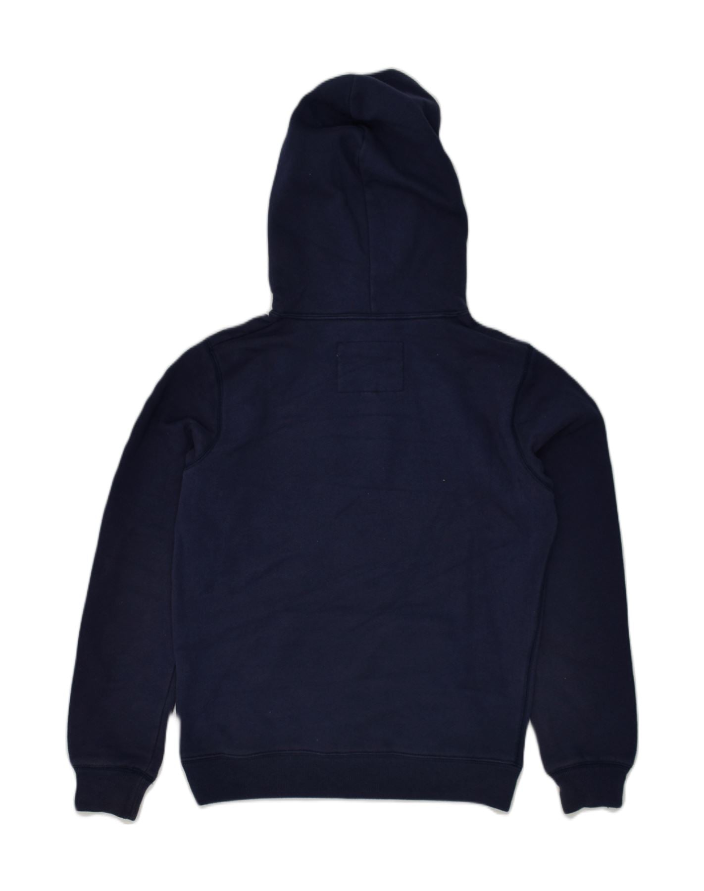 JACK WILLS Womens Graphic Hoodie Jumper UK 10 Small  Navy Blue Cotton | Vintage Jack Wills | Thrift | Second-Hand Jack Wills | Used Clothing | Messina Hembry