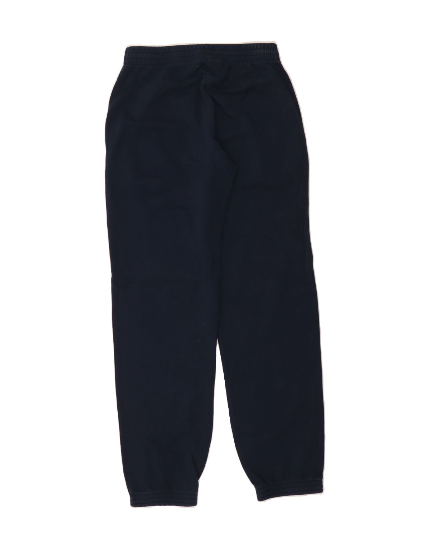 ADIDAS Mens Tracksuit Trousers Small Navy Blue Cotton Vintage Adidas and Second-Hand Adidas from Messina Hembry