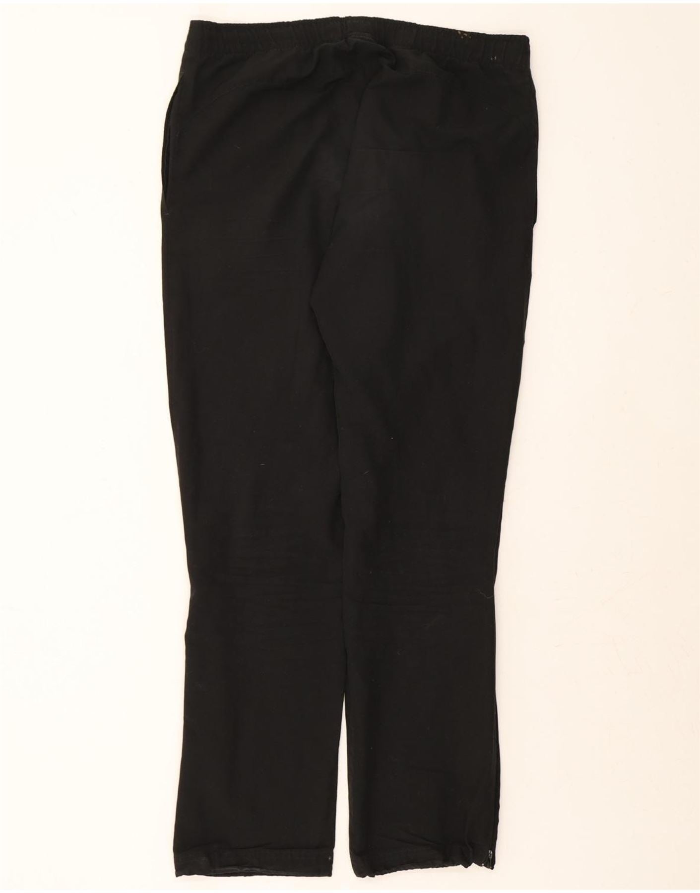 ADIDAS Mens Tracksuit Trousers Medium Black Polyester Vintage Adidas and Second-Hand Adidas from Messina Hembry