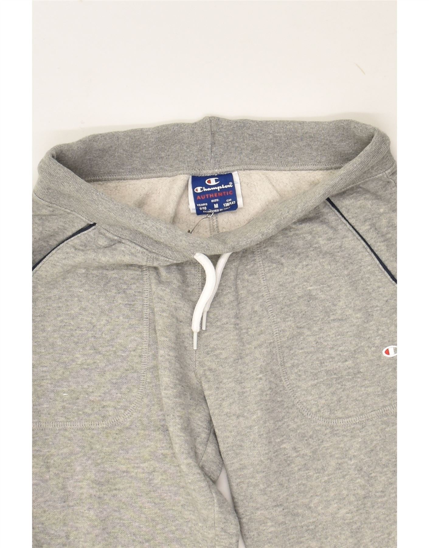 CHAMPION Boys Tracksuit Trousers Joggers 9-10 Years Medium  Grey Cotton | Vintage Champion | Thrift | Second-Hand Champion | Used Clothing | Messina Hembry