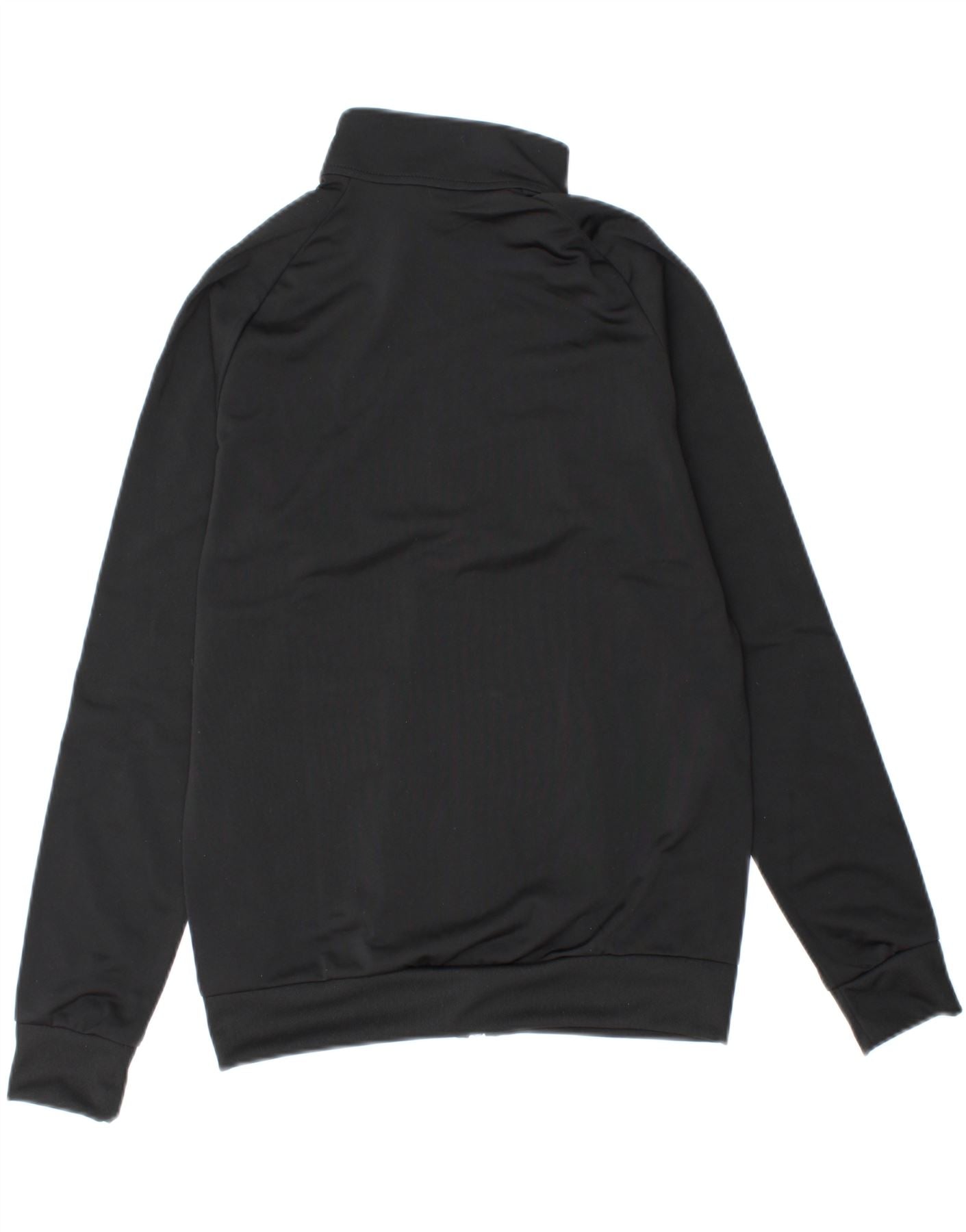 ADIDAS Boys Tracksuit Top Jacket 13-14 Years Black Polyester Vintage Adidas and Second-Hand Adidas from Messina Hembry