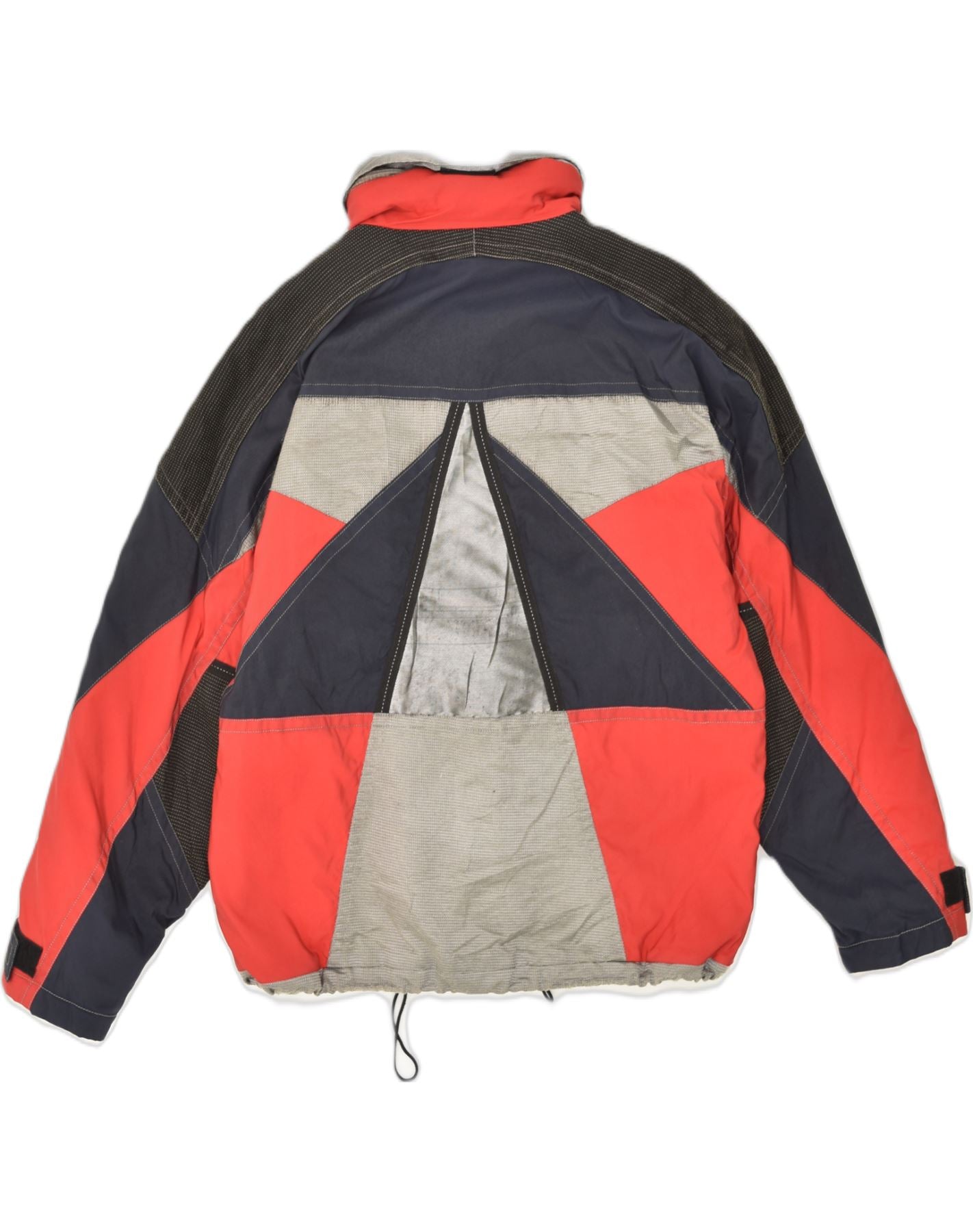 COLMAR Mens Windbreaker Jacket UK 42 XL Red Colourblock Polyester | Vintage Colmar | Thrift | Second-Hand Colmar | Used Clothing | Messina Hembry