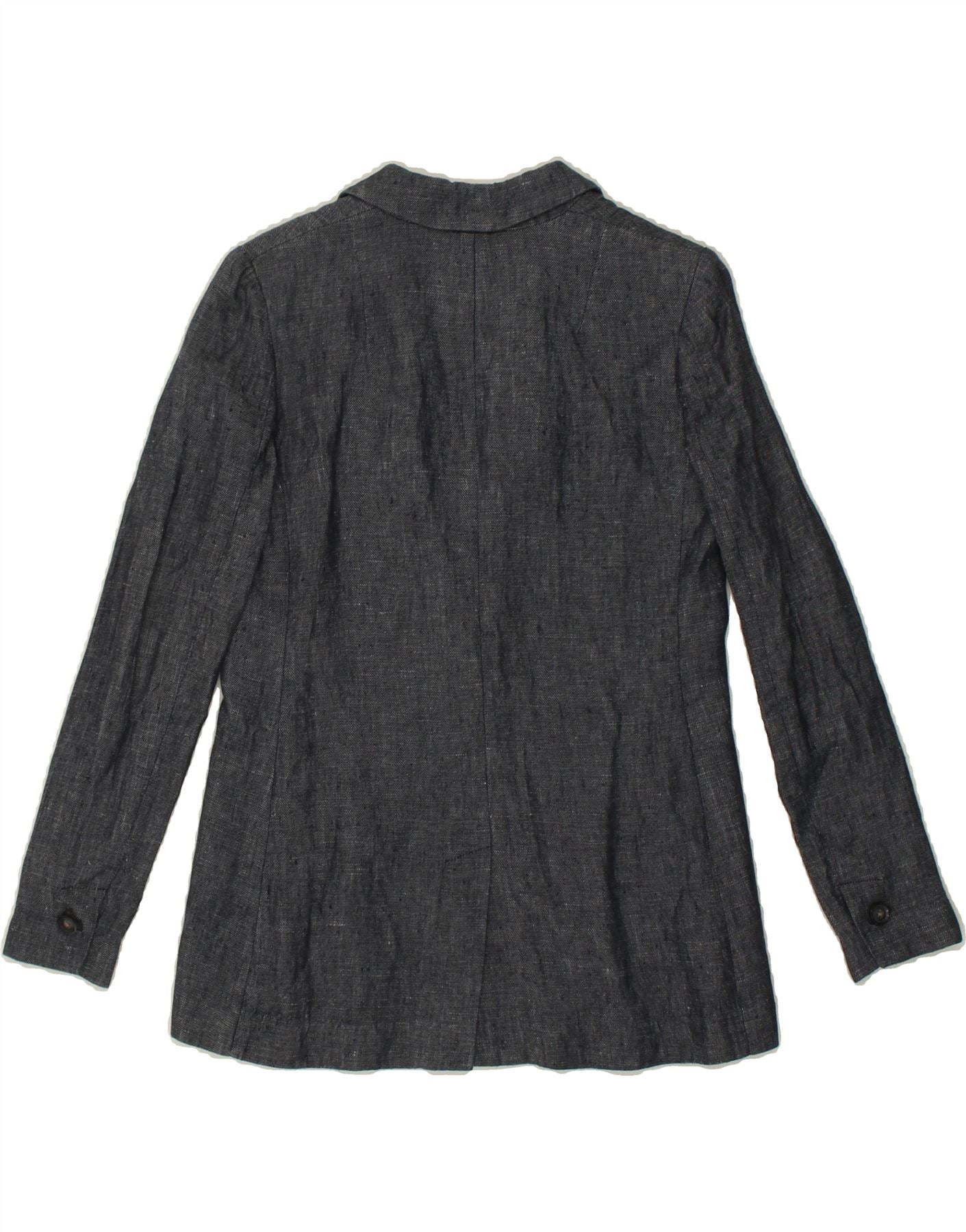 BANANA REPUBLIC Womens Petite 1 Button Blazer Jacket US 2 XS Navy Blue Vintage Banana Republic and Second-Hand Banana Republic from Messina Hembry