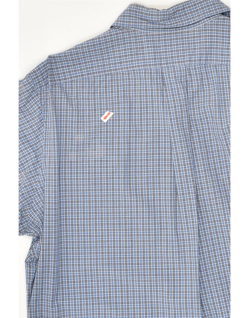 RALPH LAUREN Mens Classic Fit Shirt Size 15 1/2 Medium Blue Check Cotton | Vintage Ralph Lauren | Thrift | Second-Hand Ralph Lauren | Used Clothing | Messina Hembry 