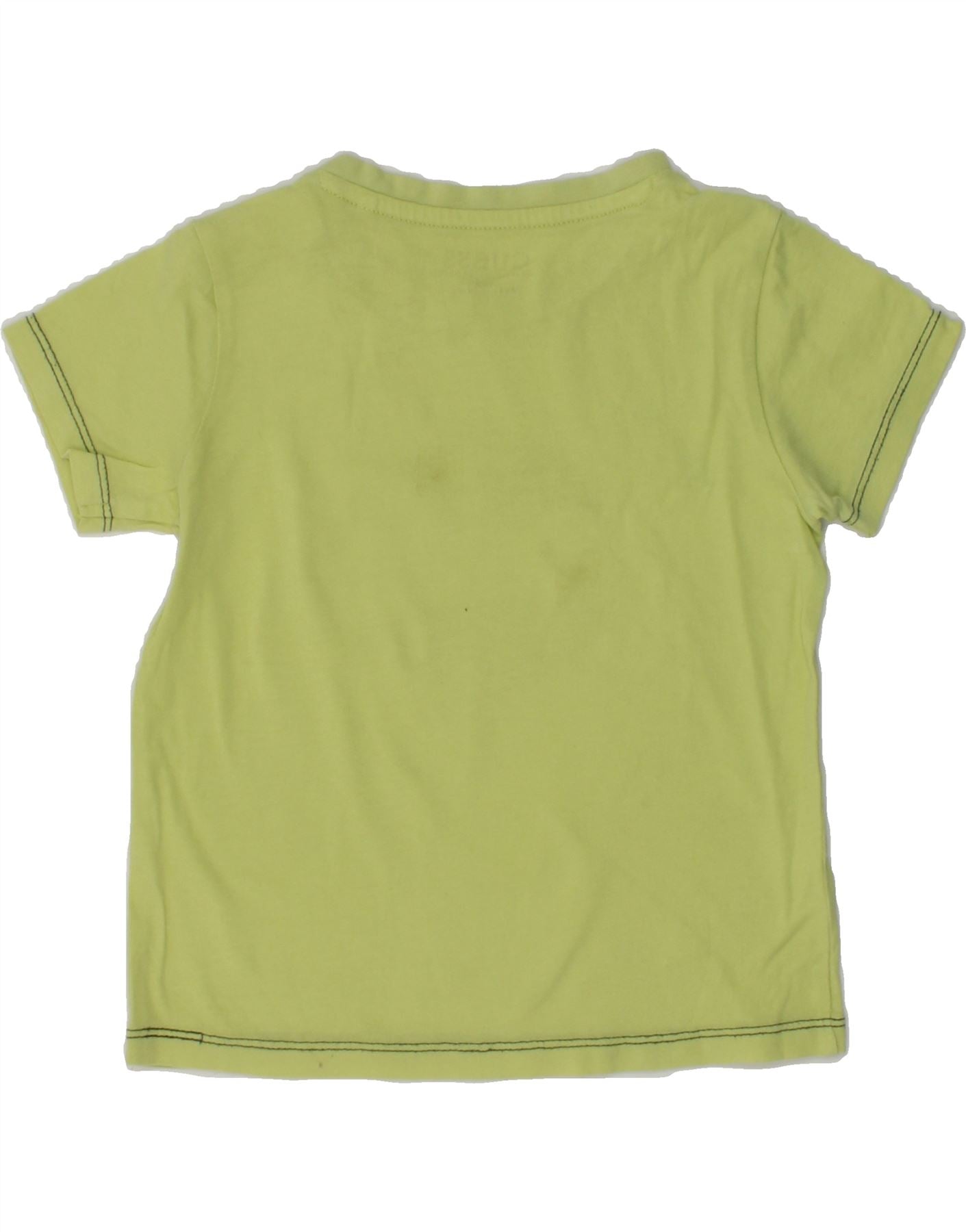 GUESS Baby Boys Graphic T-Shirt Top 12-18 Months Green | Vintage Guess | Thrift | Second-Hand Guess | Used Clothing | Messina Hembry