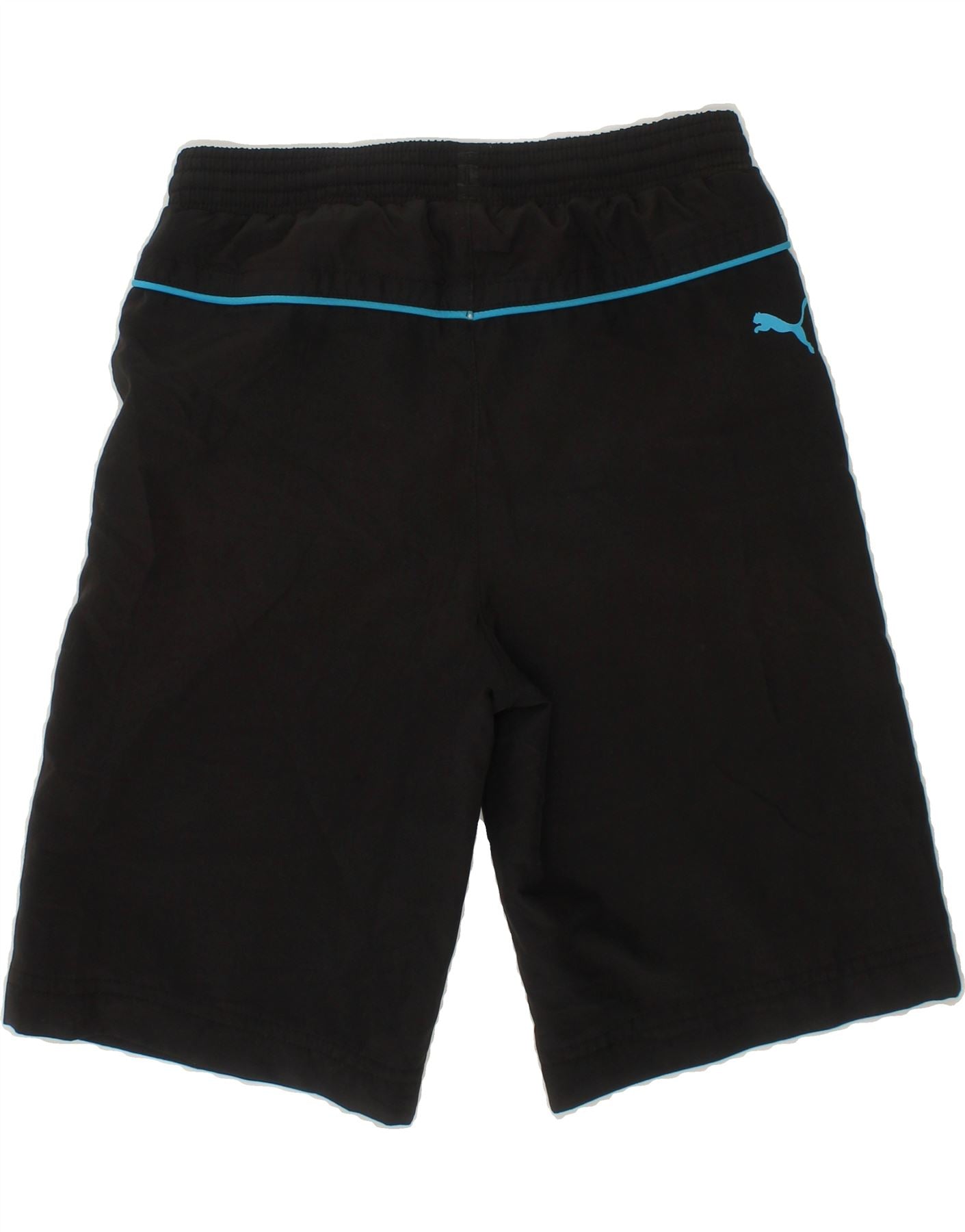 PUMA Boys Graphic Sport Shorts 7-8 Years Black Vintage Puma and Second-Hand Puma from Messina Hembry
