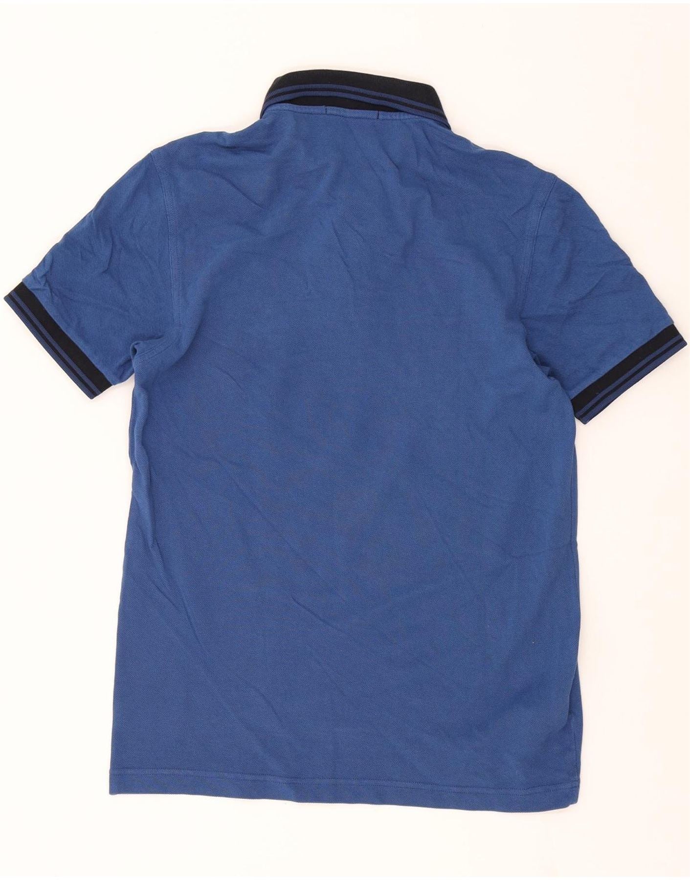 FRED PERRY Mens Polo Shirt Small Blue Cotton Vintage Fred Perry and Second-Hand Fred Perry from Messina Hembry