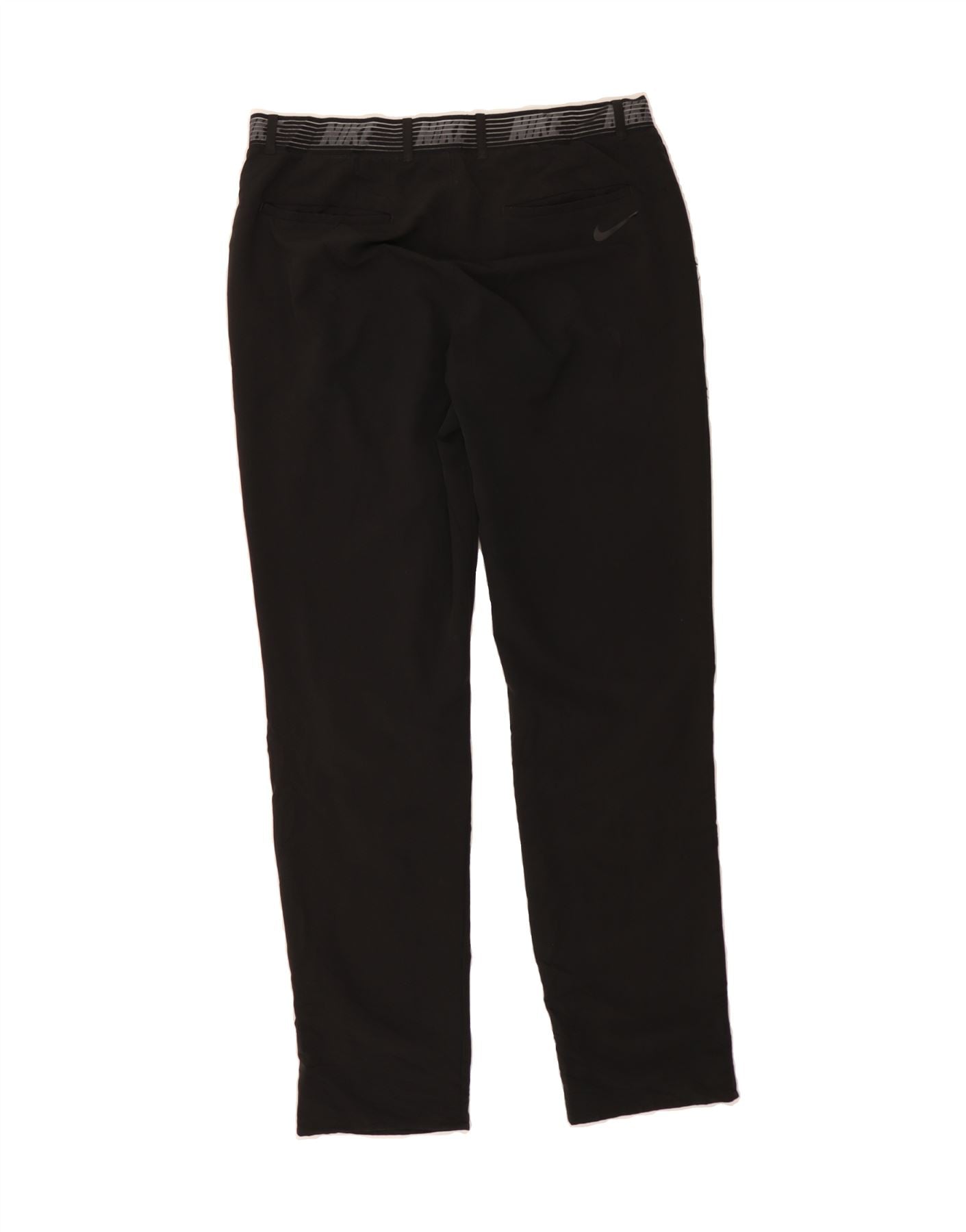 NIKE Mens Straight Chino Trousers W35 L32 Black Vintage Nike and Second-Hand Nike from Messina Hembry