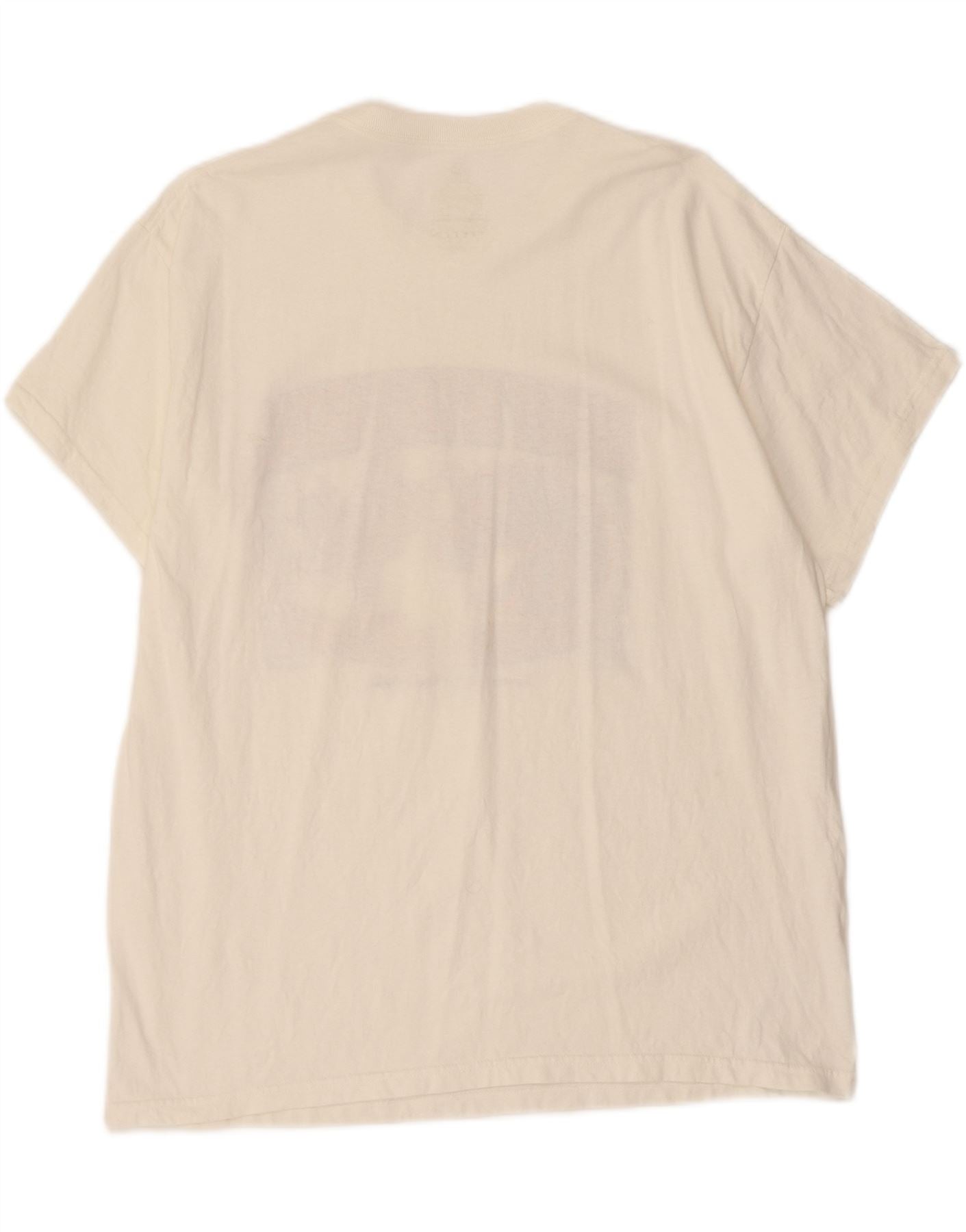RUSSELL ATHLETIC Mens Boise State Graphic T-Shirt Top Large White Cotton Vintage Russell Athletic and Second-Hand Russell Athletic from Messina Hembry