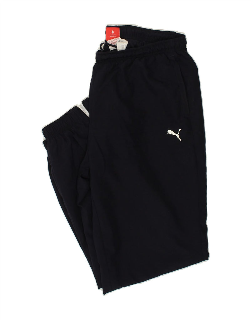 PUMA Mens Tracksuit Trousers Joggers XL Navy Blue Nylon | Vintage Puma | Thrift | Second-Hand Puma | Used Clothing | Messina Hembry 