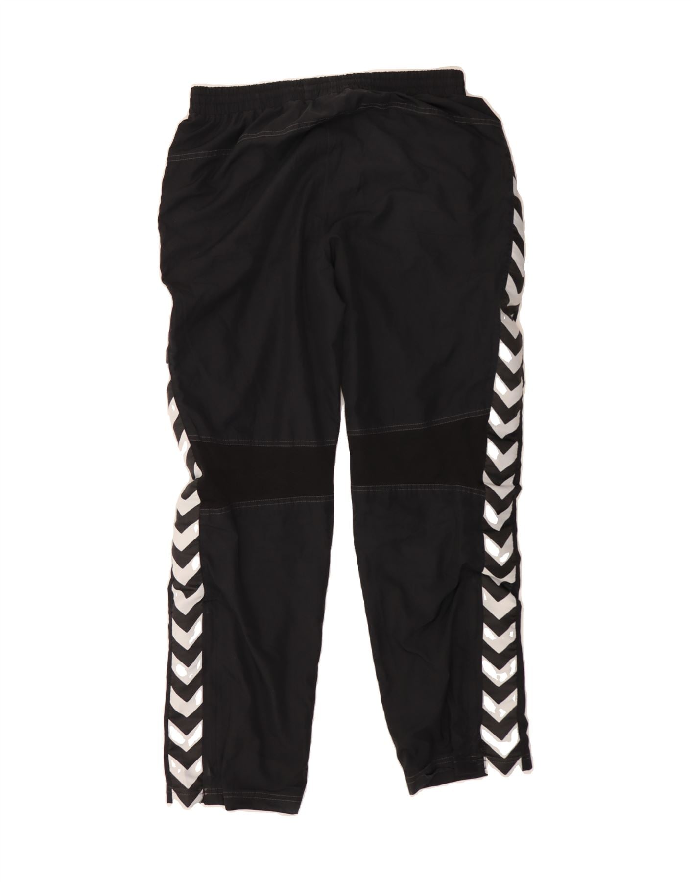 HUMMEL Mens Graphic Tracksuit Trousers Large Black Polyester Vintage Hummel and Second-Hand Hummel from Messina Hembry