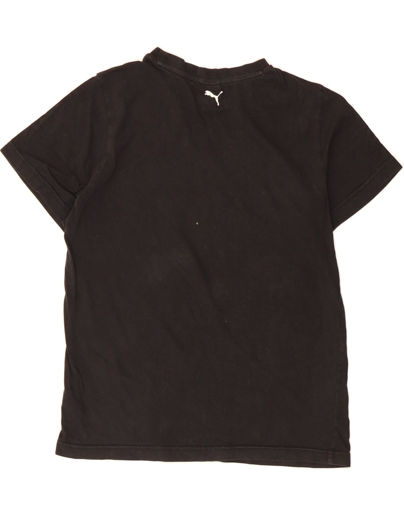PUMA Boys Graphic T-Shirt Top 13-14 Years  Black Cotton Vintage Puma and Second-Hand Puma from Messina Hembry