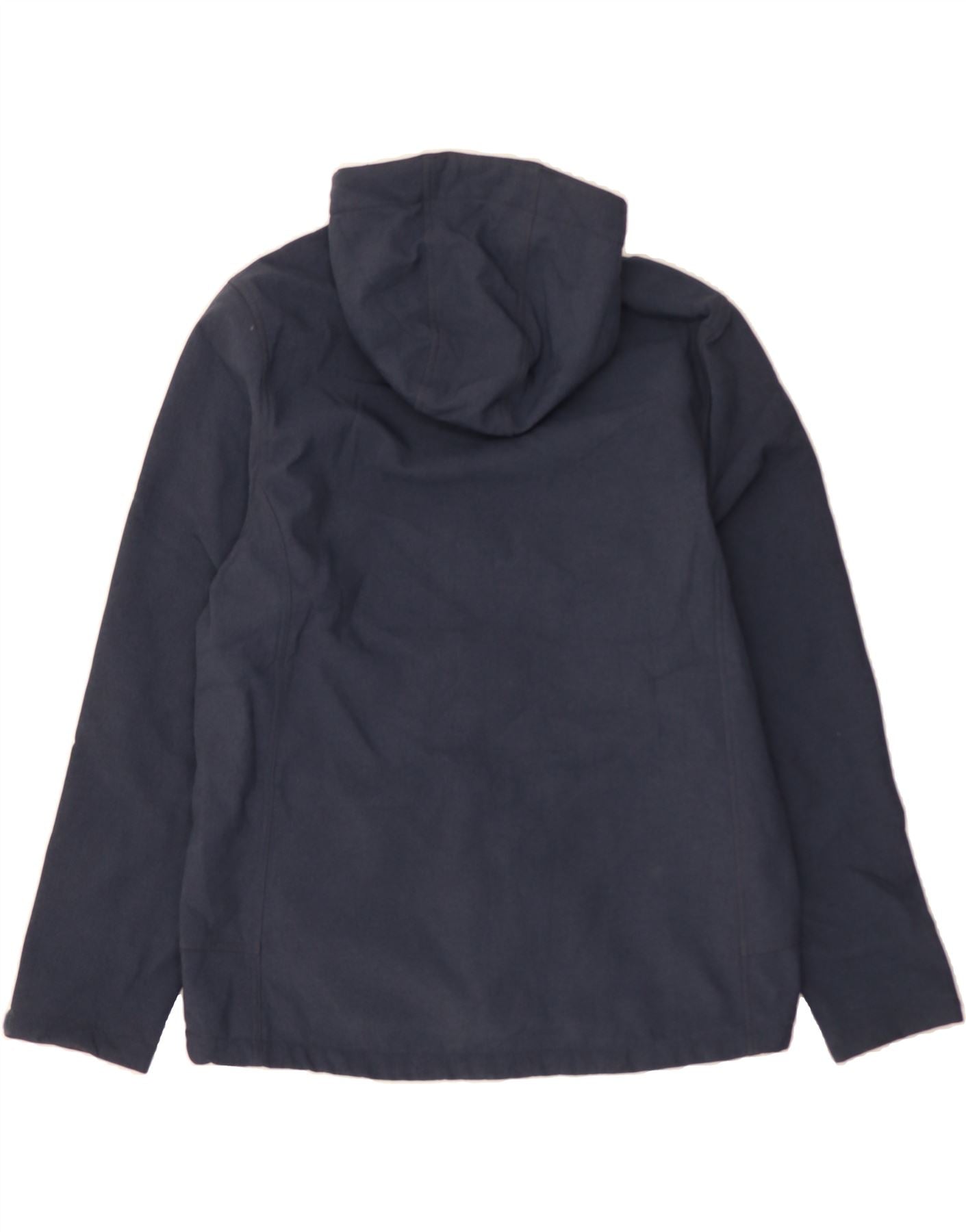 MOUNTAIN WAREHOUSE Mens Hooded Windbreaker Jacket UK 42 XL Navy Blue Vintage Mountain Warehouse and Second-Hand Mountain Warehouse from Messina Hembry