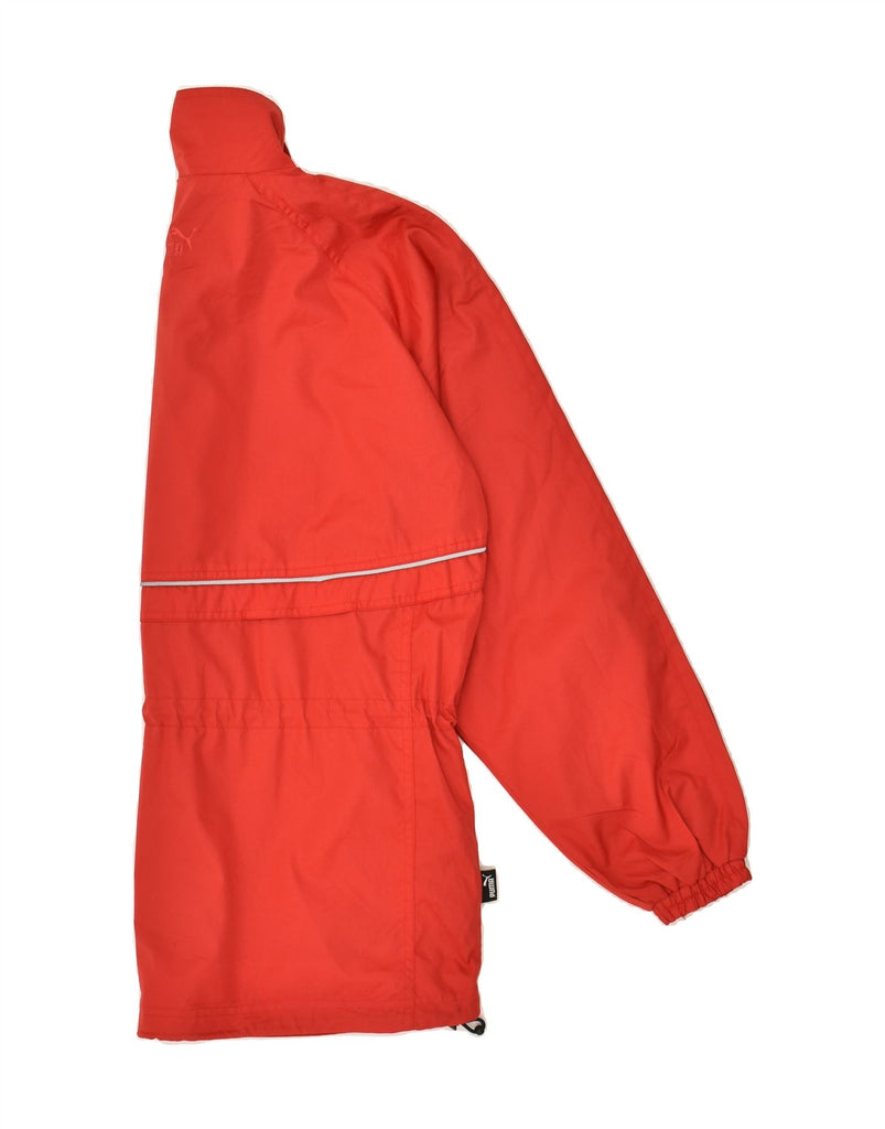 PUMA Womens Rain Jacket UK 16 Large Red Polyester | Vintage Puma | Thrift | Second-Hand Puma | Used Clothing | Messina Hembry 
