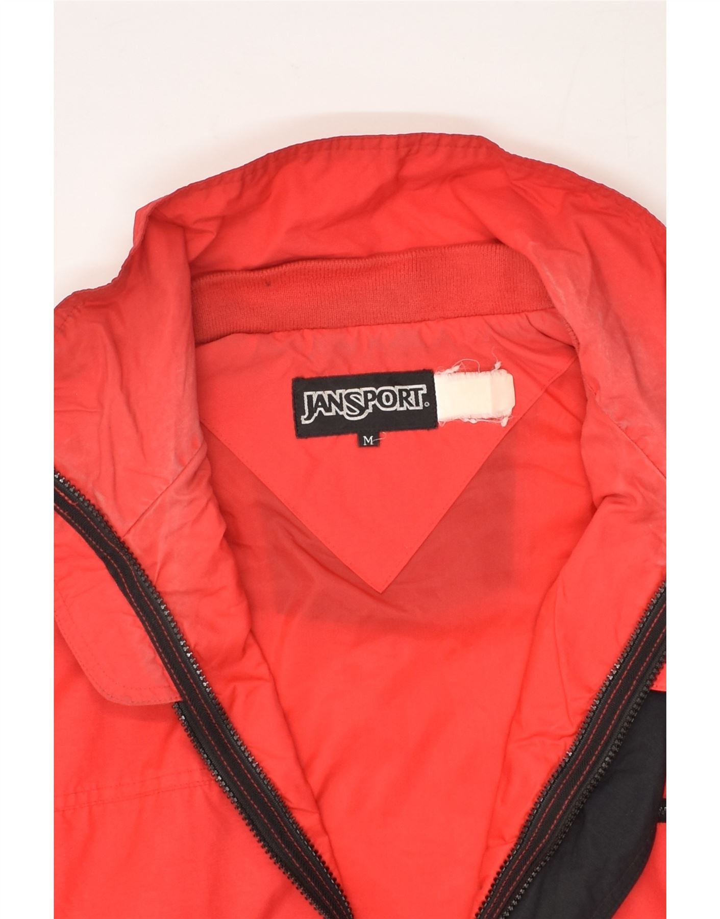 VINTAGE Mens Windbreaker Jacket UK 38 Medium Red Polyester | Vintage Vintage | Thrift | Second-Hand Vintage | Used Clothing | Messina Hembry
