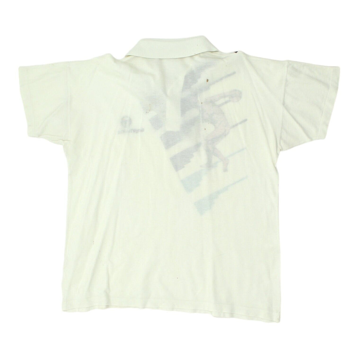 Sergio Tacchini Pete Sampras Mens White Polo Shirt | Vintage